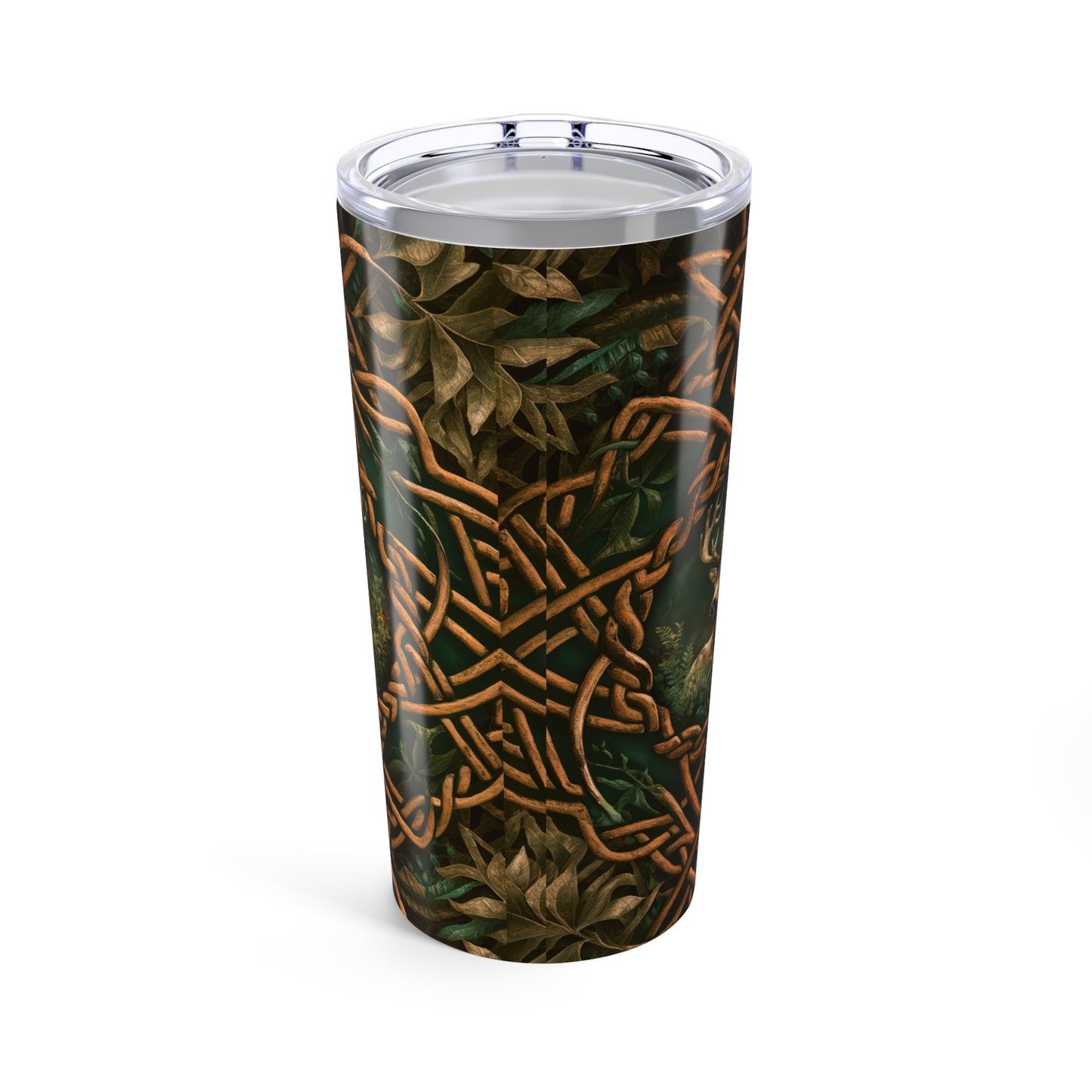 Celtic Knot 20oz Tumbler - Elegant Insulated Travel Mug with Nature Design