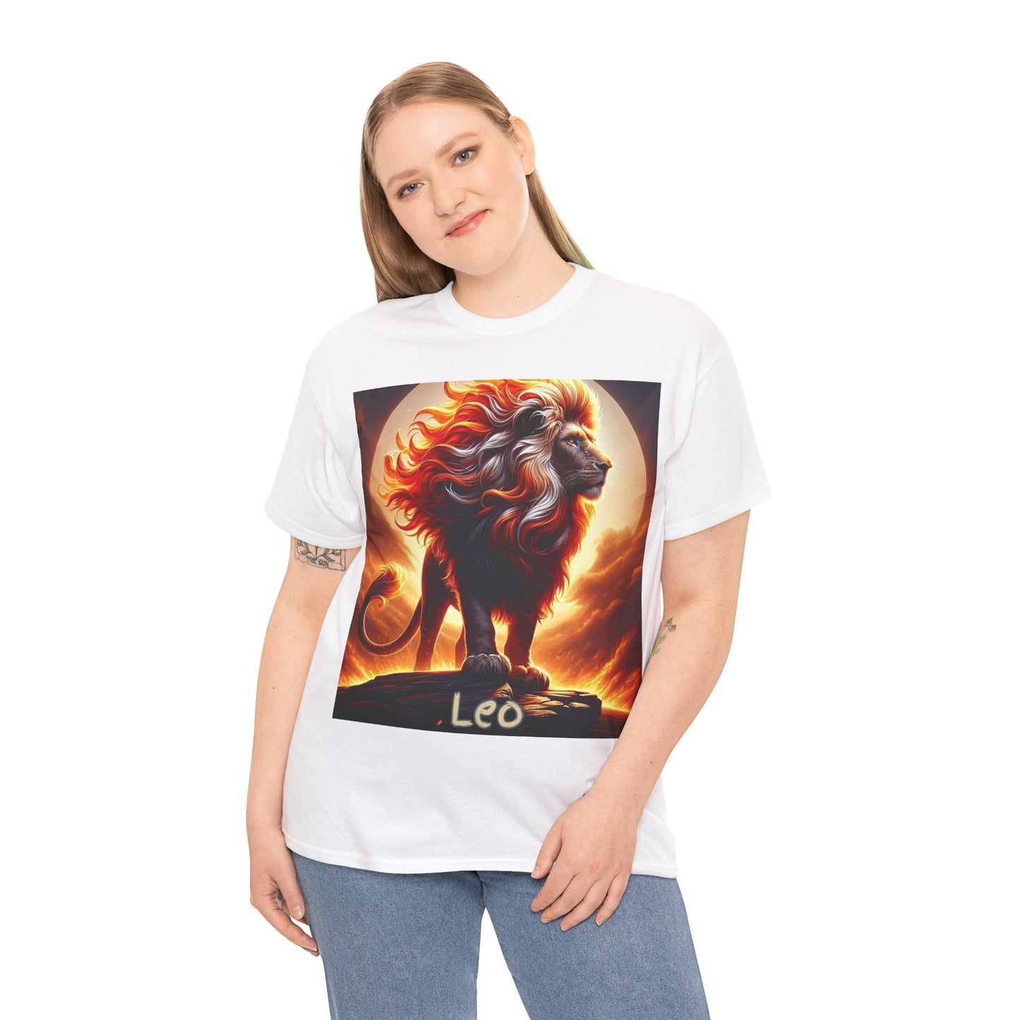 Leo Unisex Heavy Cotton Tee