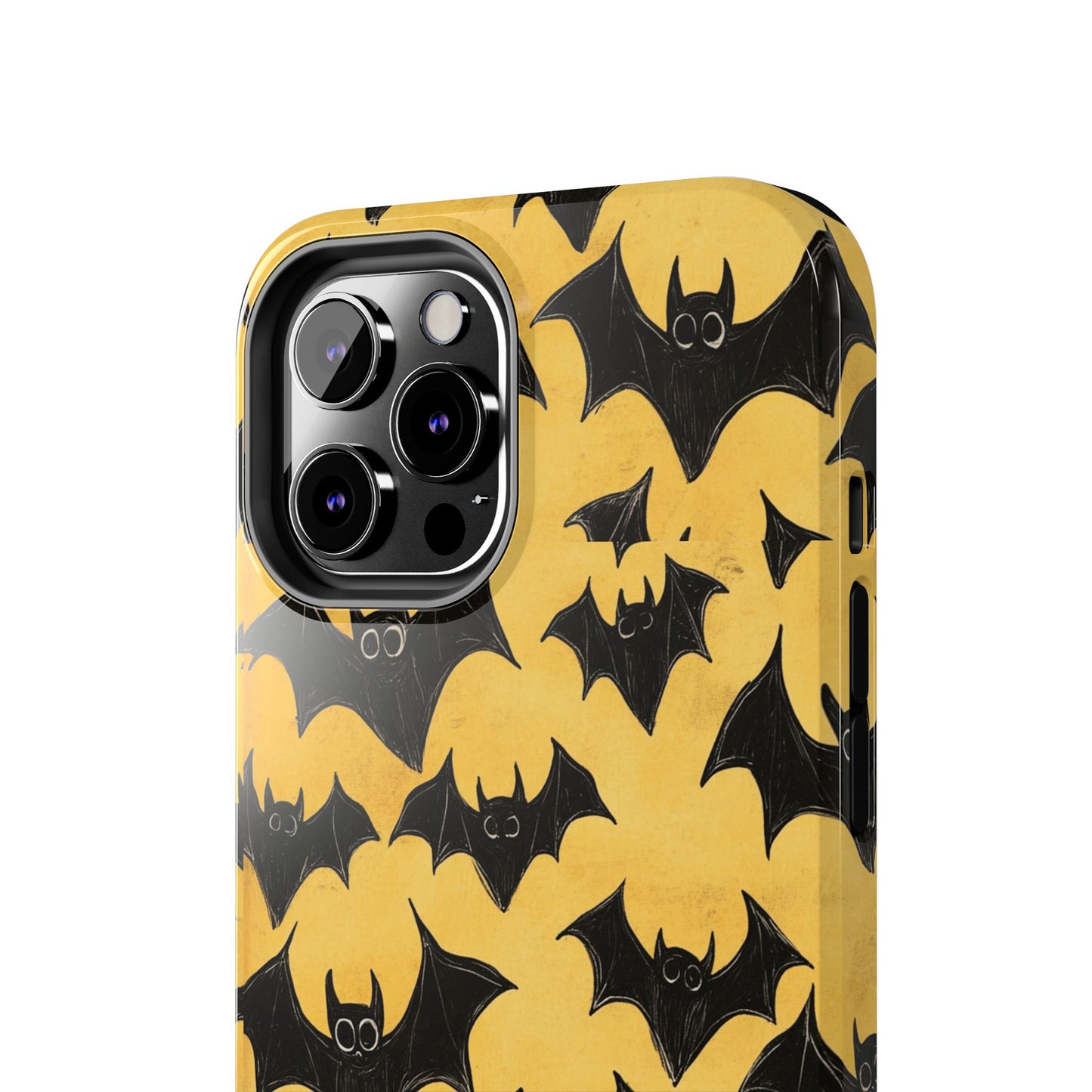 Halloween Yellow Bats Tough Phone Cases