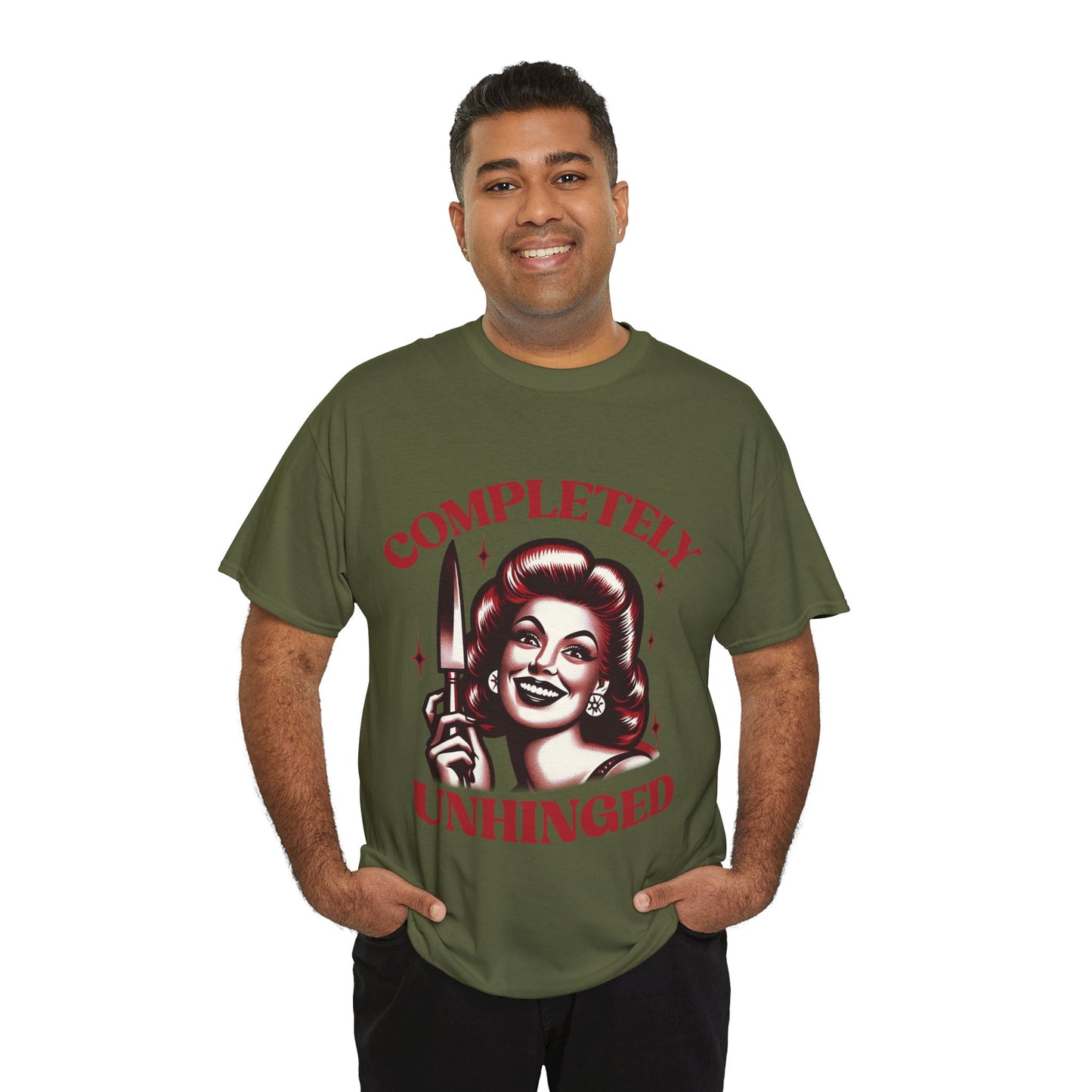 Completely Unhinged Unisex Heavy Cotton Tee