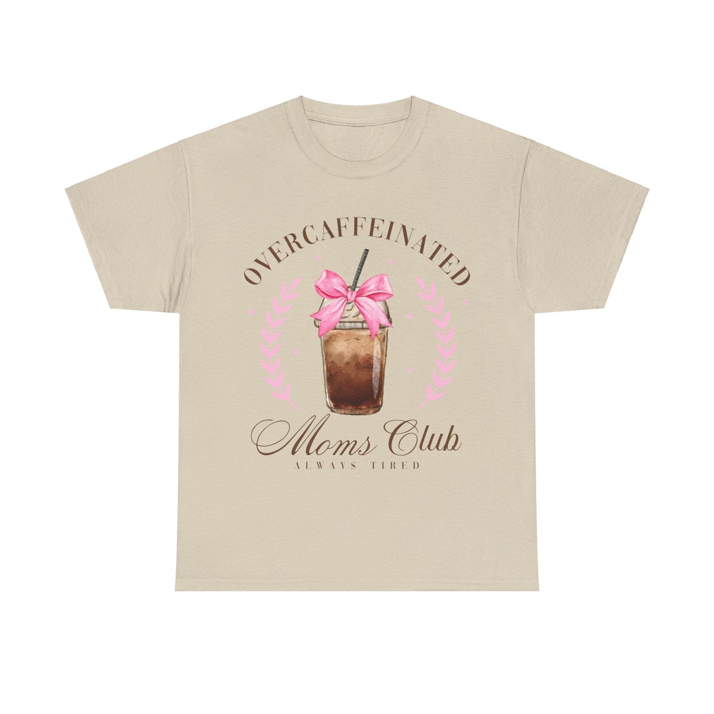 Over-caffeinated Mom Unisex Heavy Cotton Tee
