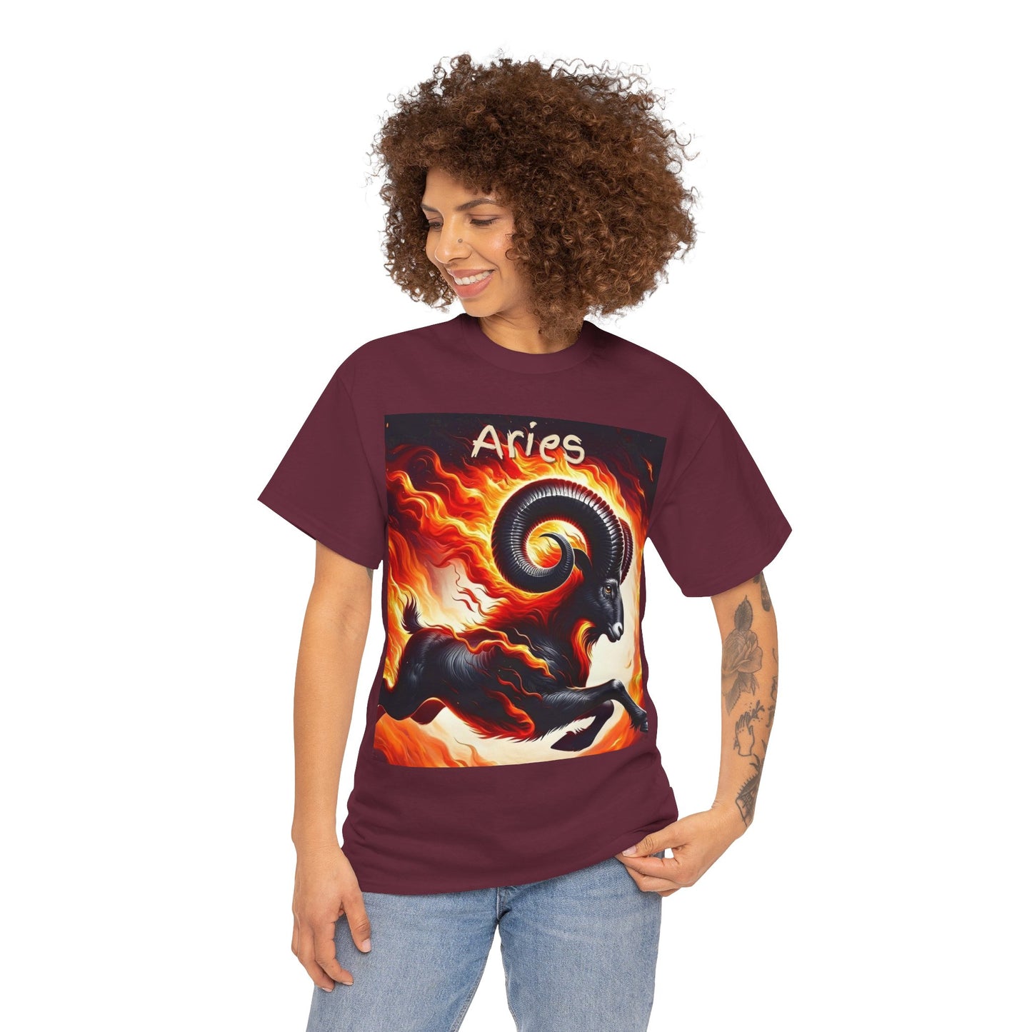 Aries Unisex Heavy Cotton Tee