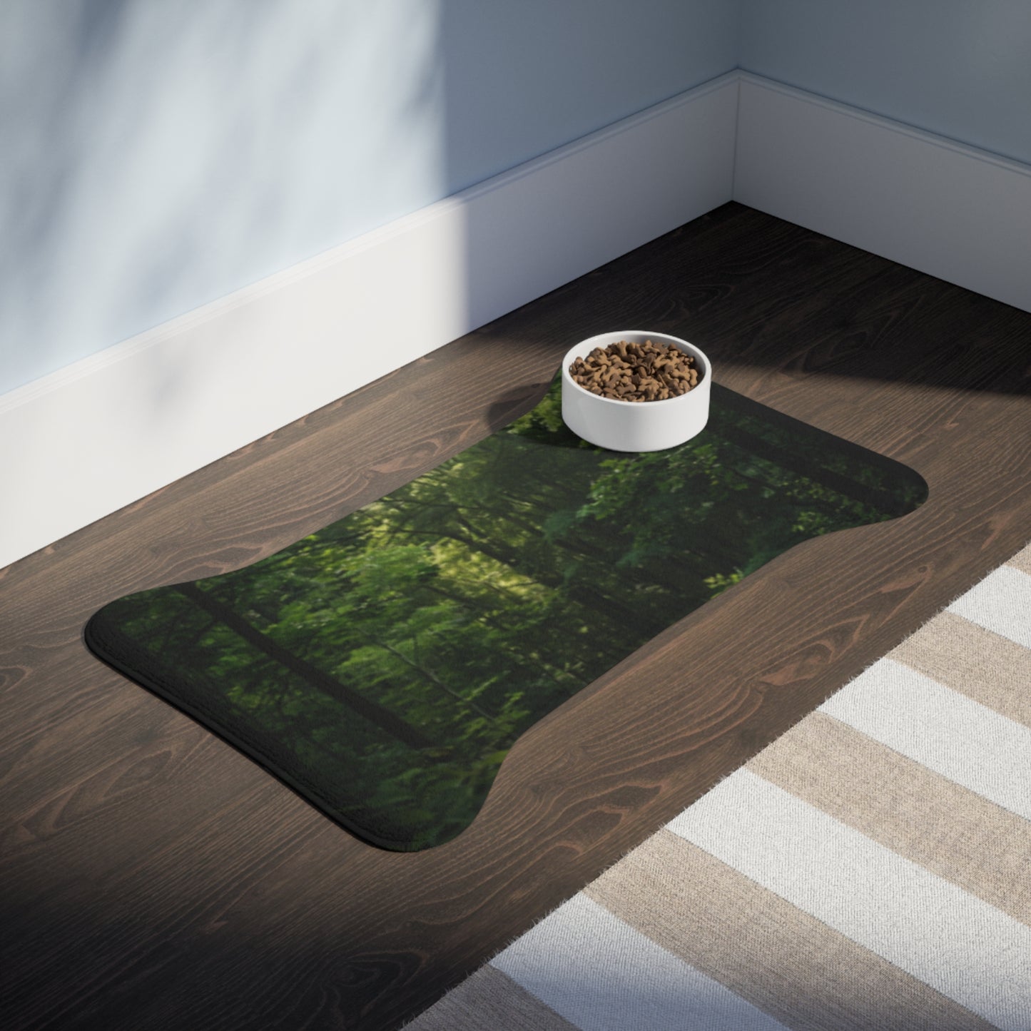 Forest Green Pet Feeding Mats