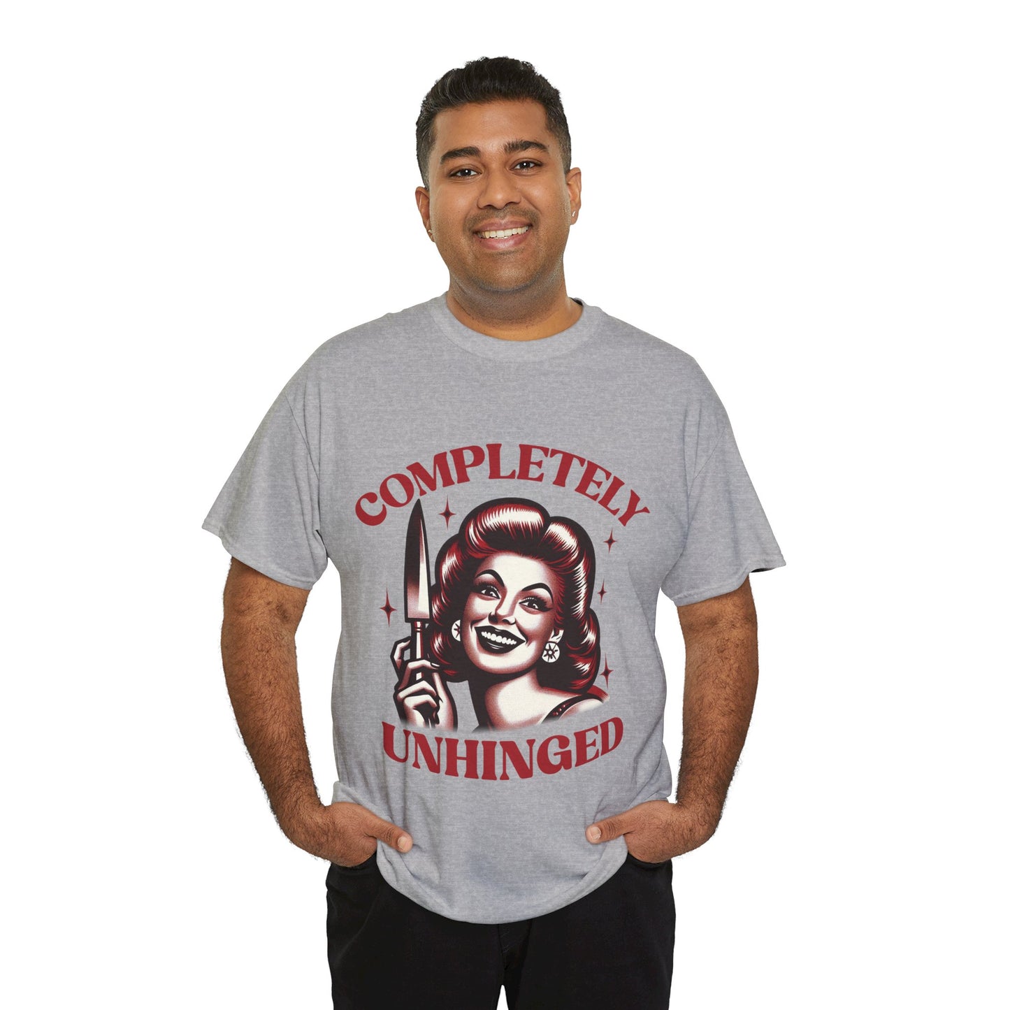 Completely Unhinged Unisex Heavy Cotton Tee