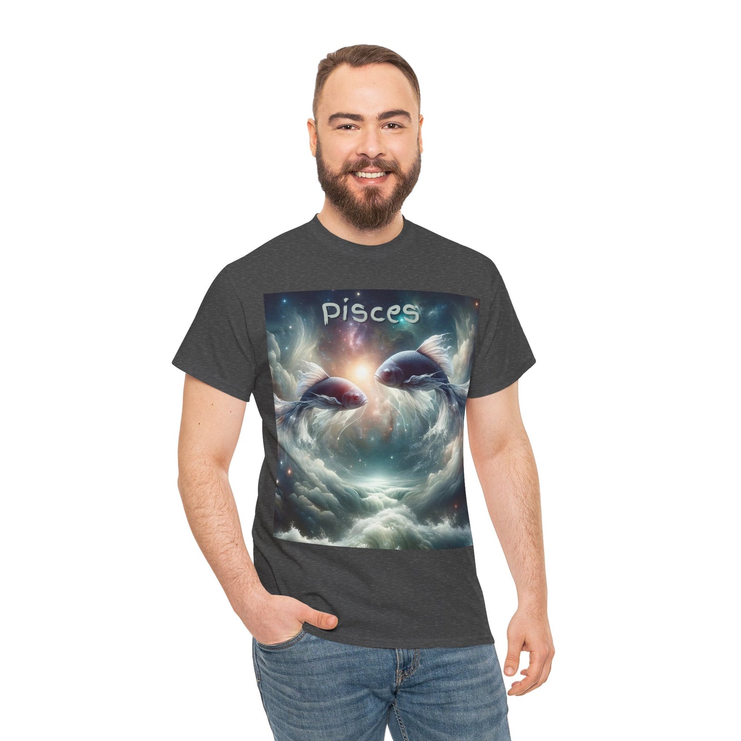 Pisces Unisex Heavy Cotton Tee