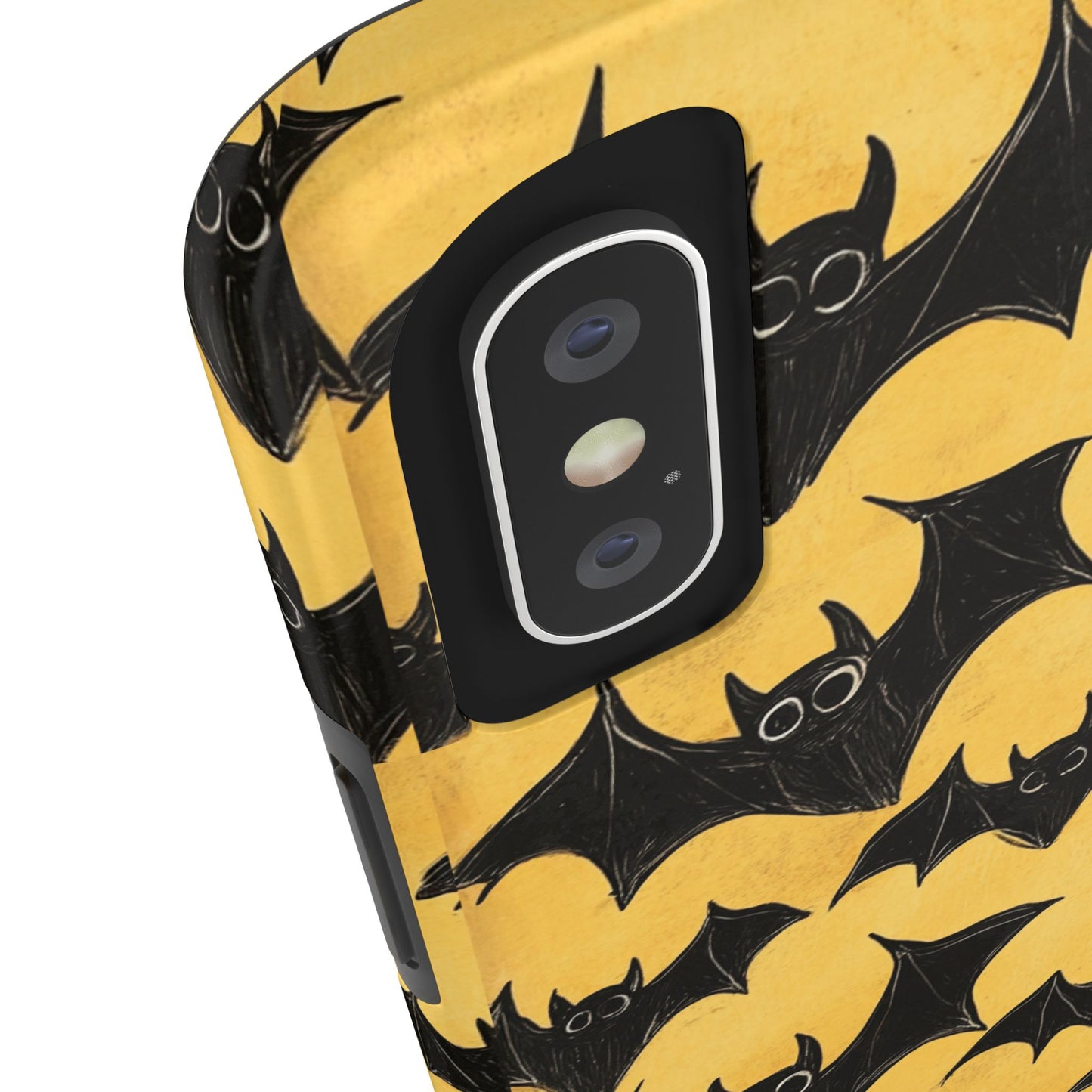 Halloween Yellow Bats Tough Phone Cases