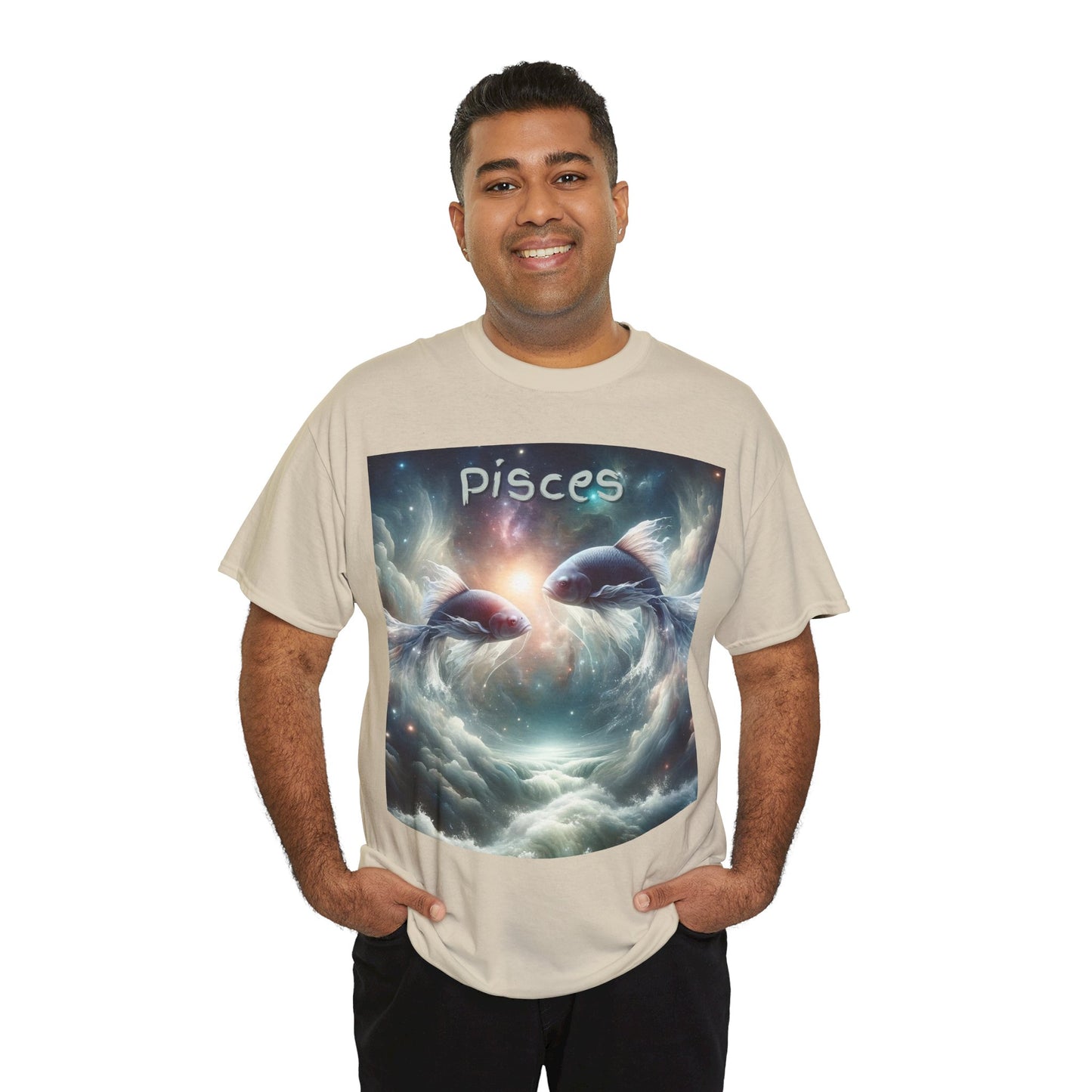 Pisces Unisex Heavy Cotton Tee