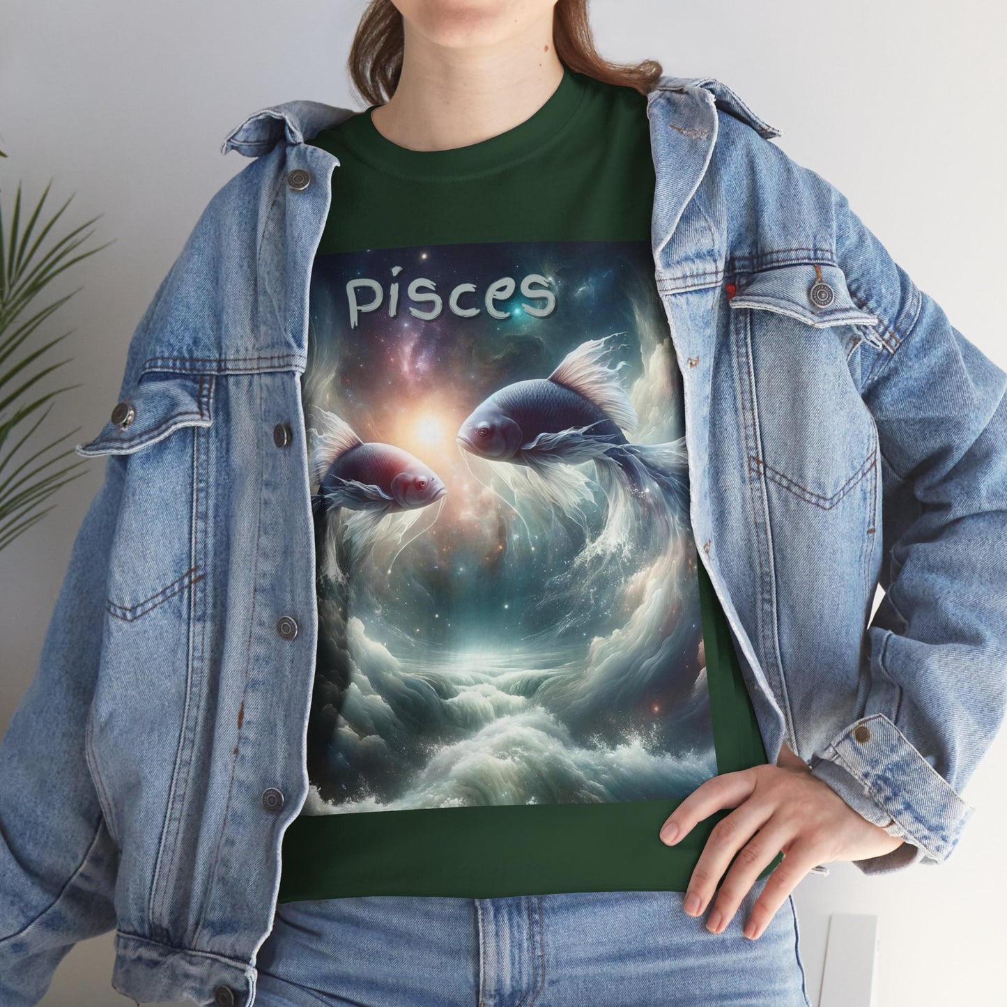 Pisces Unisex Heavy Cotton Tee