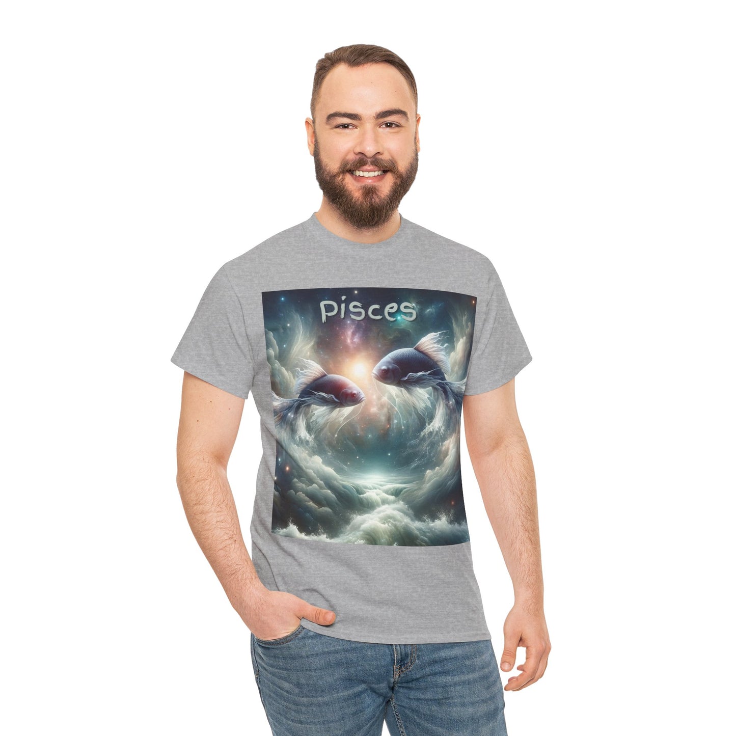 Pisces Unisex Heavy Cotton Tee