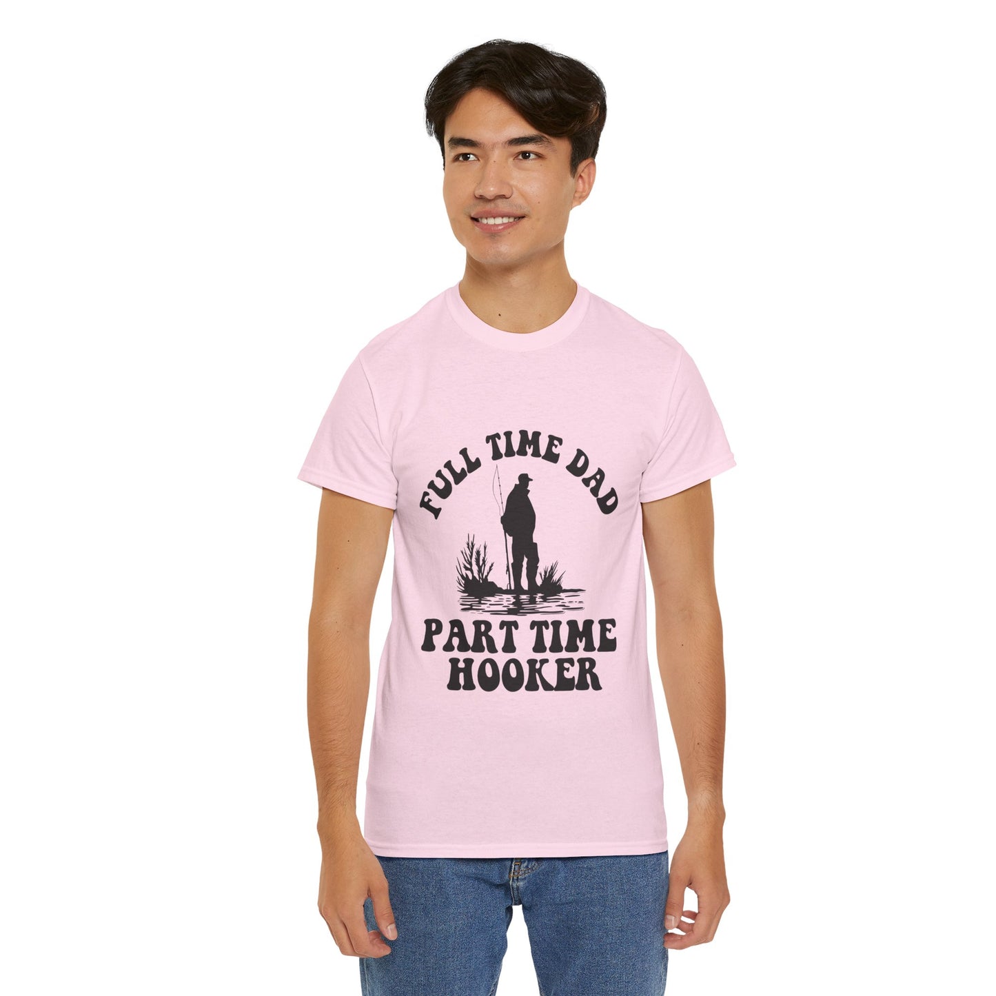 Full Time Dad Unisex Heavy Cotton Tee