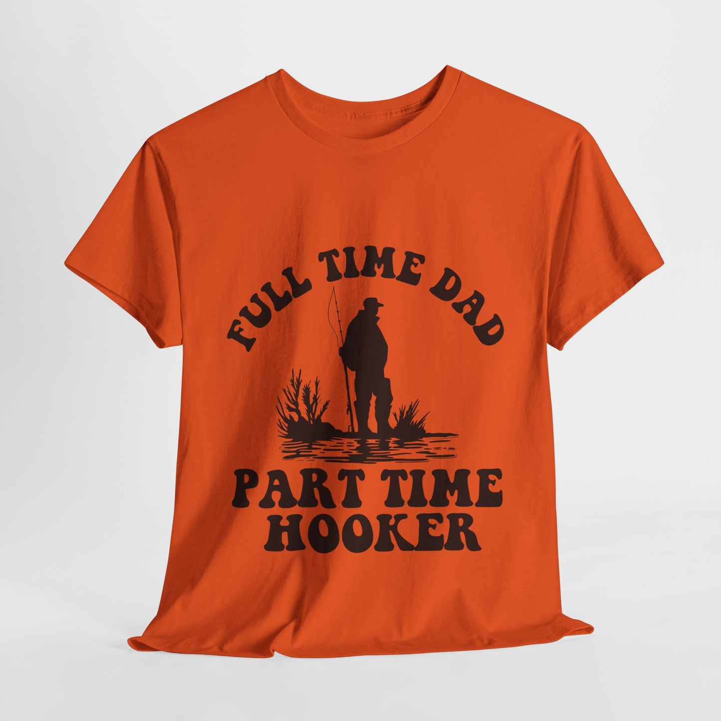 Full Time Dad Unisex Heavy Cotton Tee