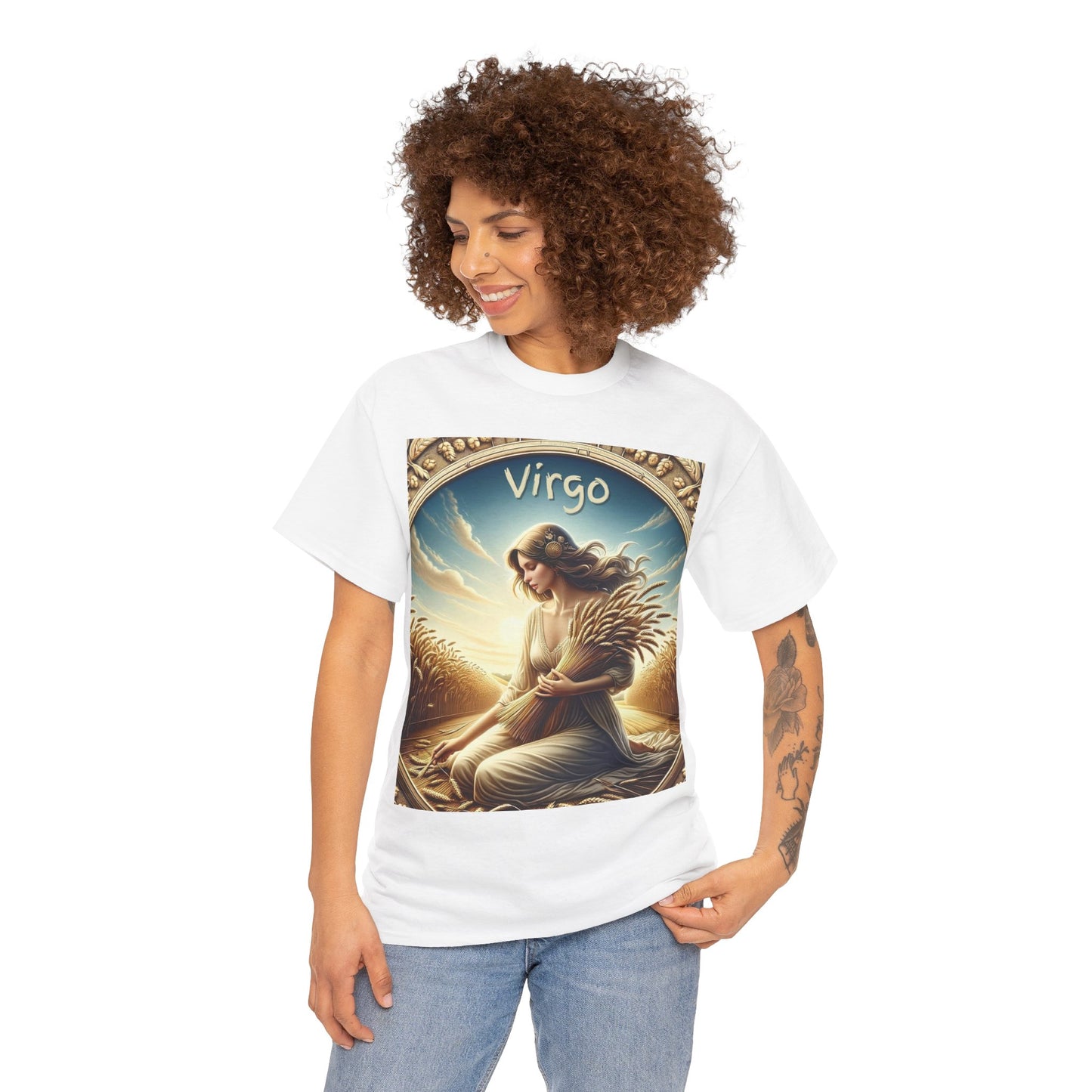 Virgo Unisex Heavy Cotton Tee