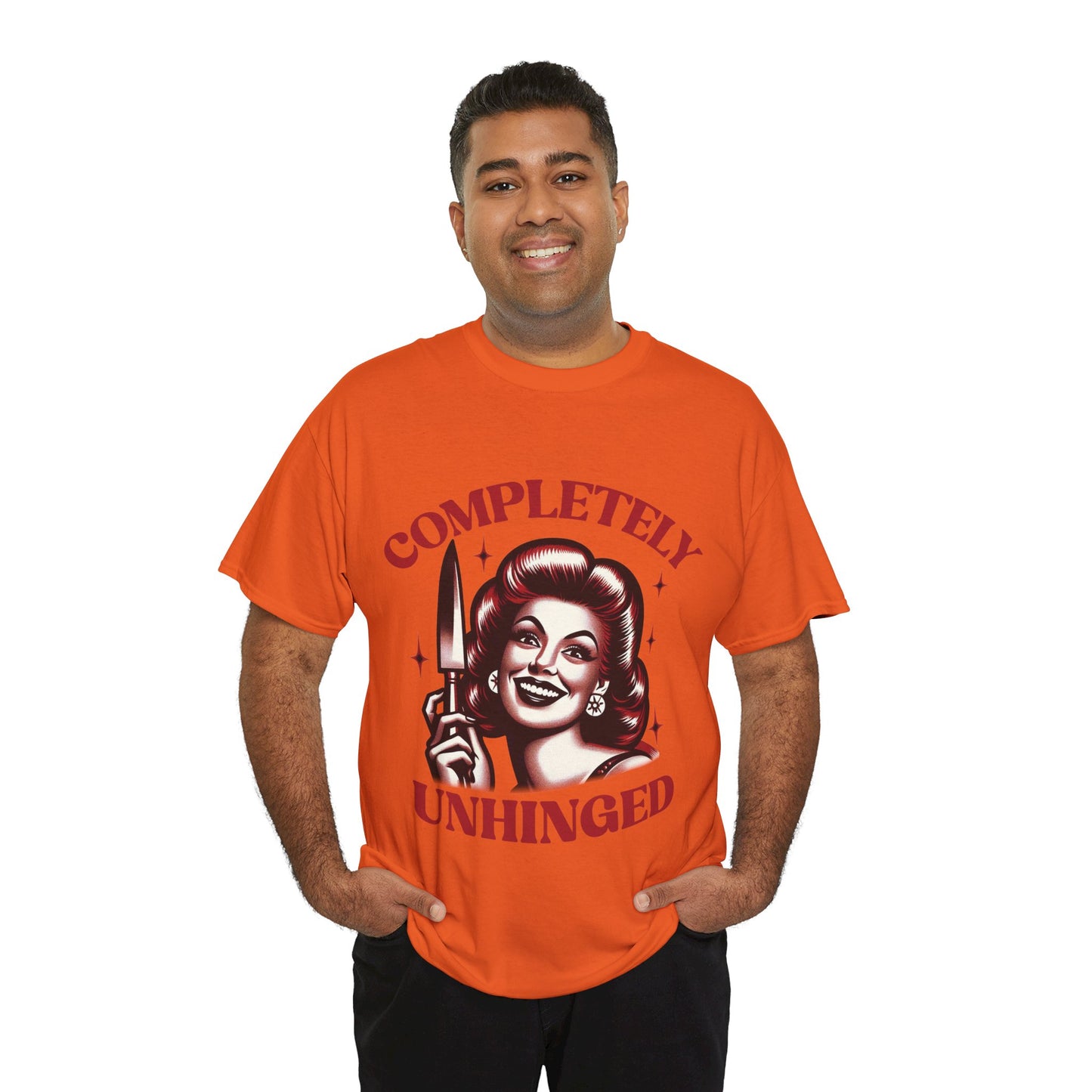 Completely Unhinged Unisex Heavy Cotton Tee