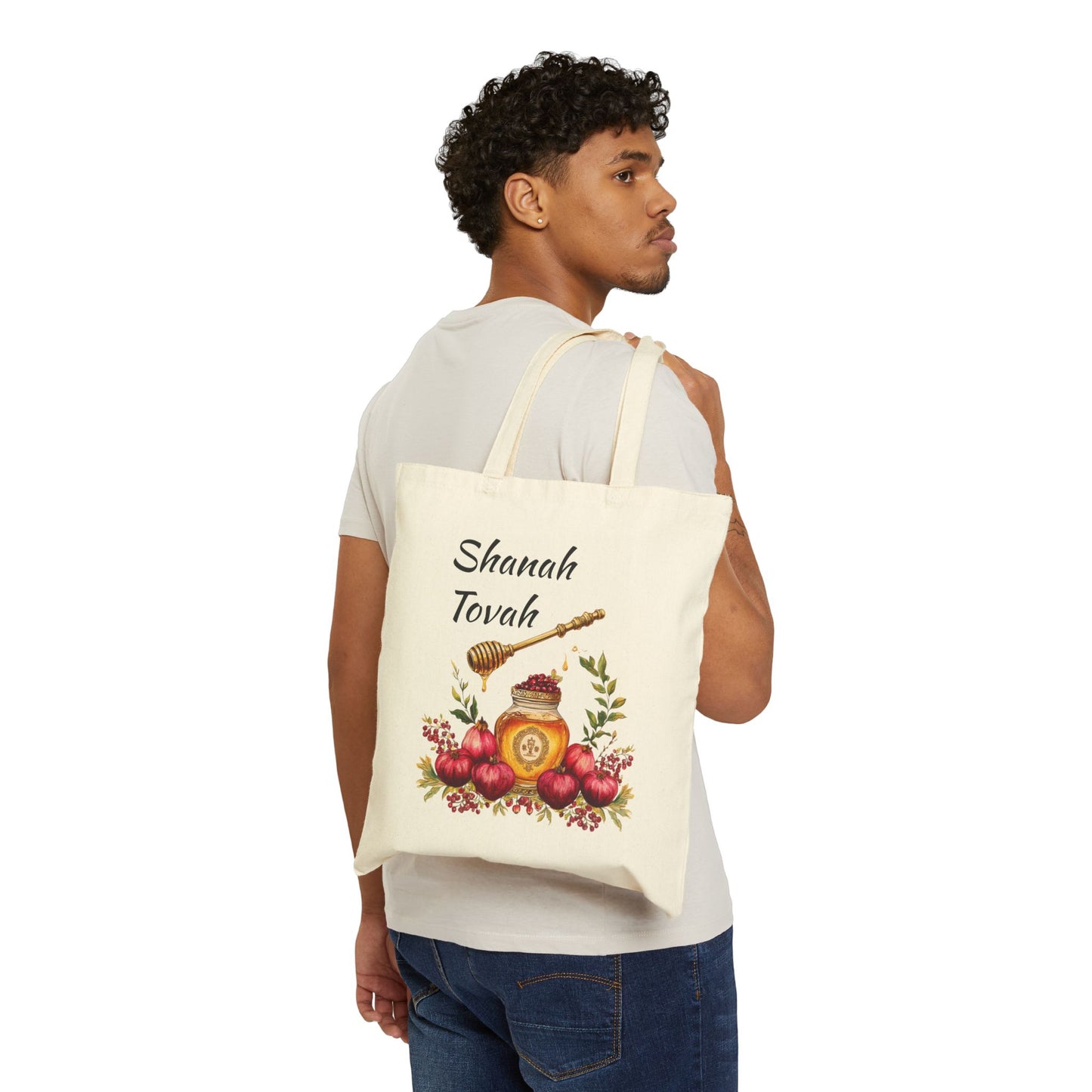 Shanah Tovah Cotton Canvas Tote Bag