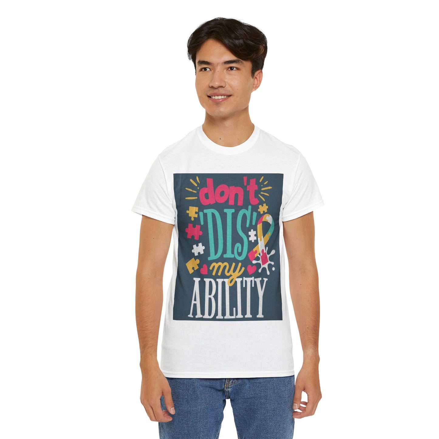 Don't Dis My Ability Unisex Heavy Cotton Tee