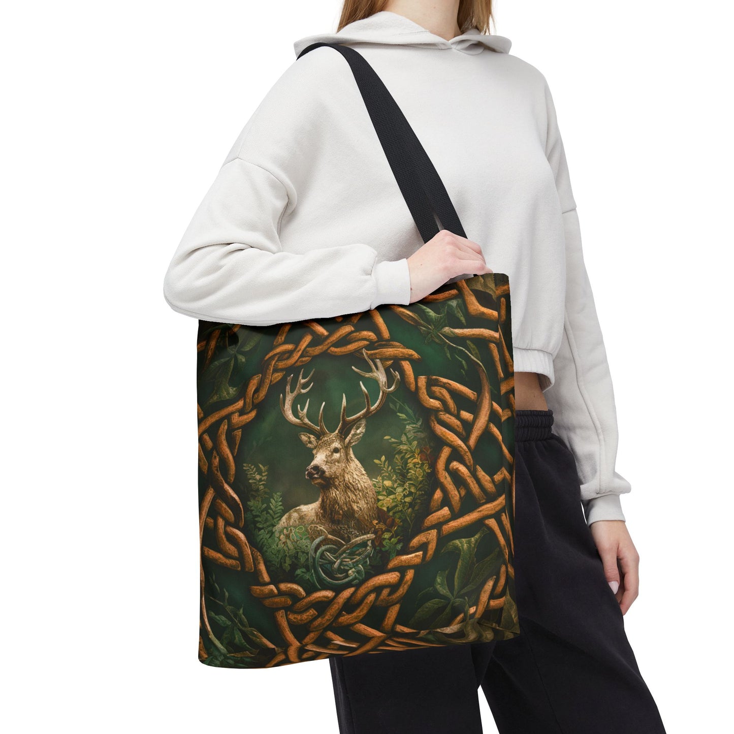 Majestic Stag Tote Bag | Nature-Inspired Eco-Friendly Carryall