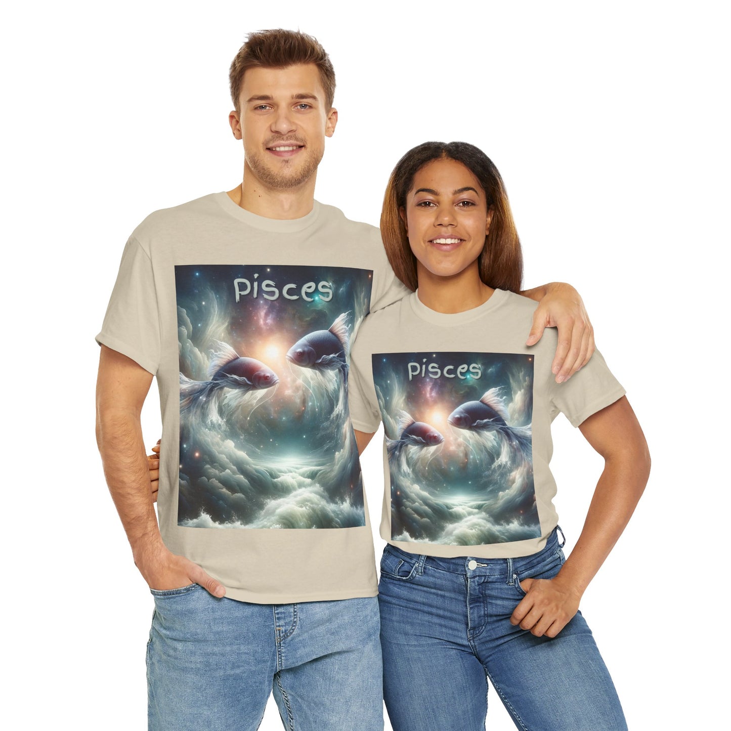 Pisces Unisex Heavy Cotton Tee