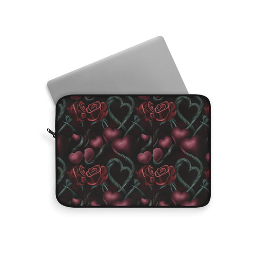 Hearts and Roses Laptop Sleeve