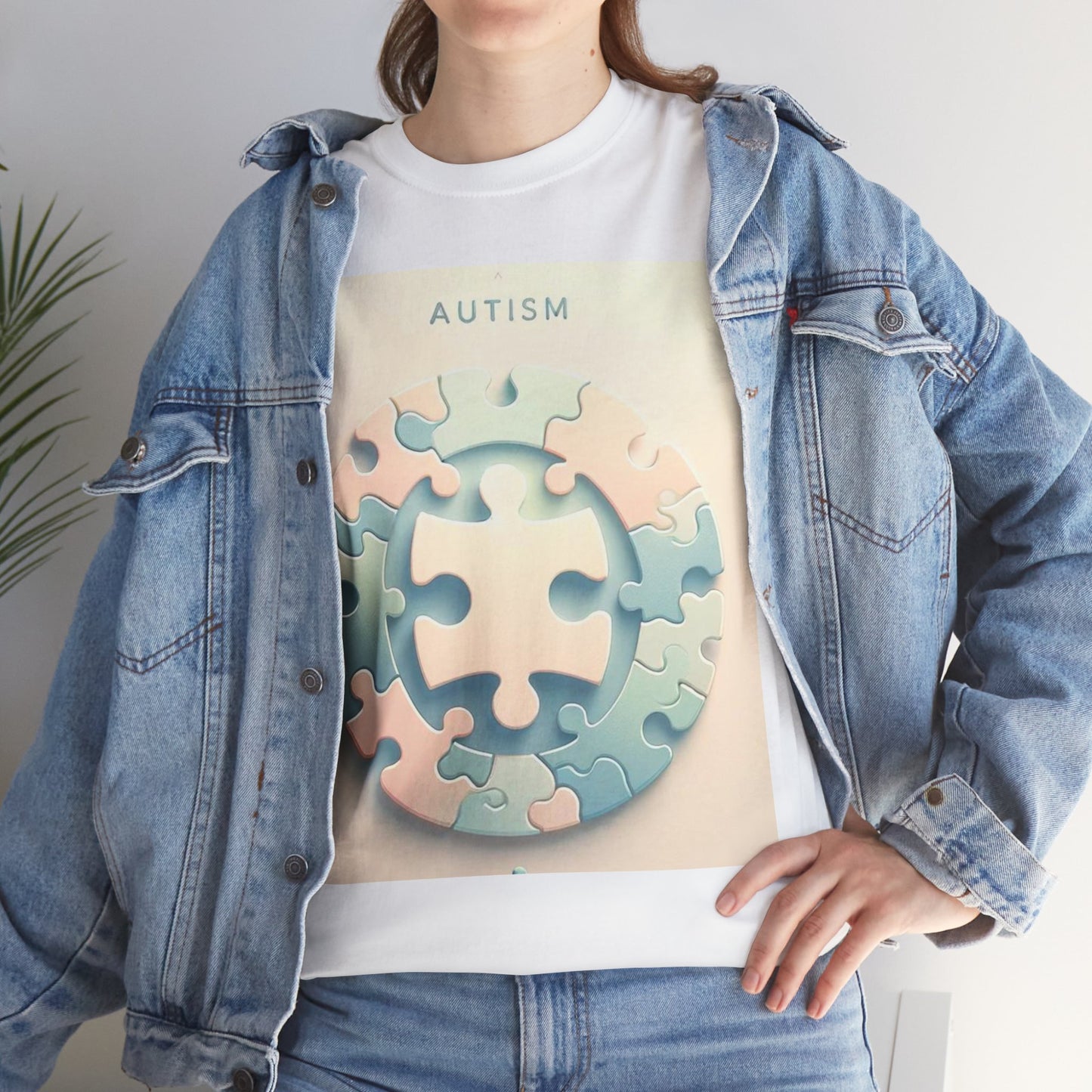 Autism Circle Unisex Heavy Cotton Tee