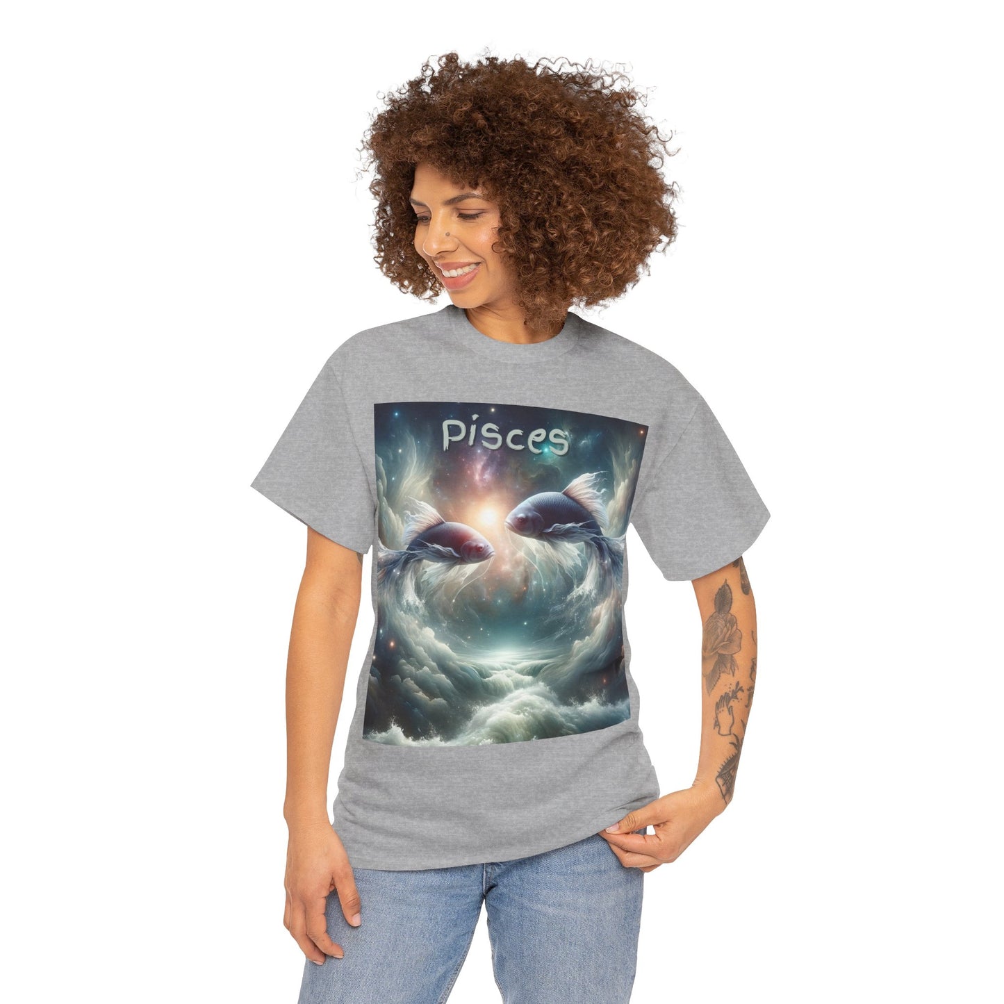 Pisces Unisex Heavy Cotton Tee