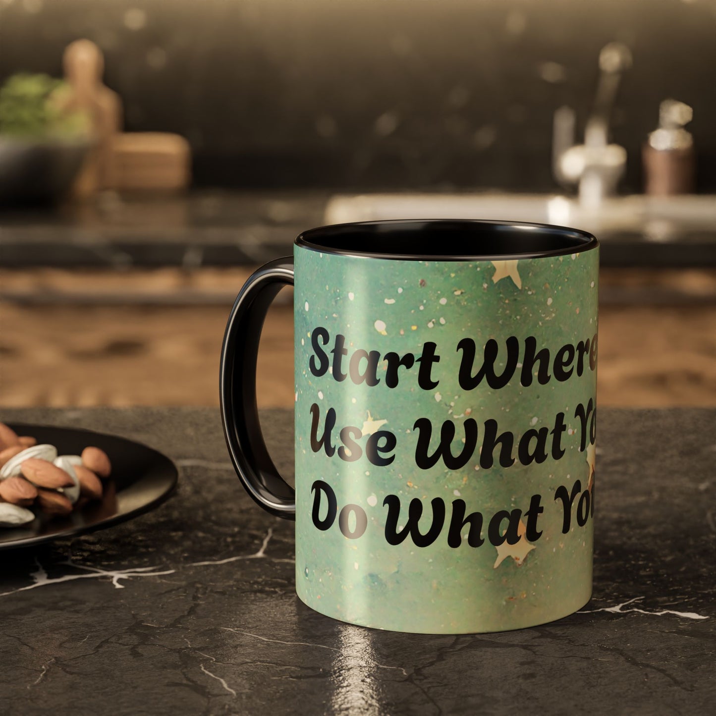 Start Where You Are Inspirational Colorful Mugs (11oz, 15oz)