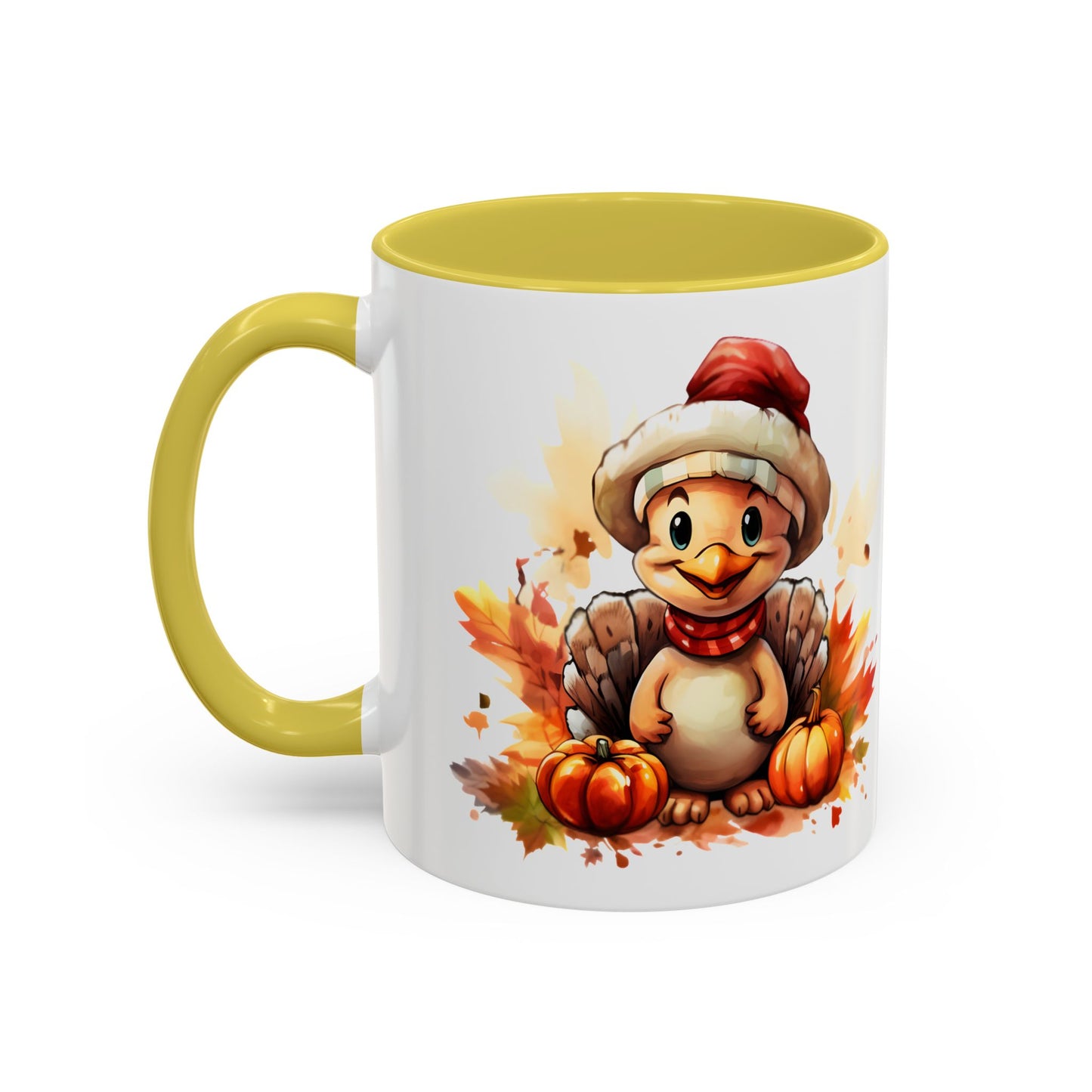 Autumn Duck Colorful Mugs, 11oz