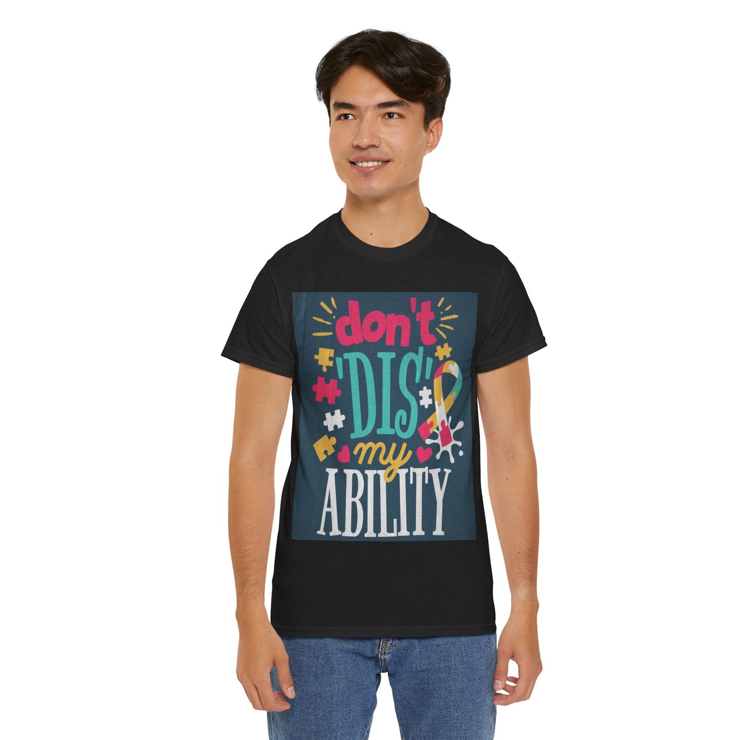 Don't Dis My Ability Unisex Heavy Cotton Tee