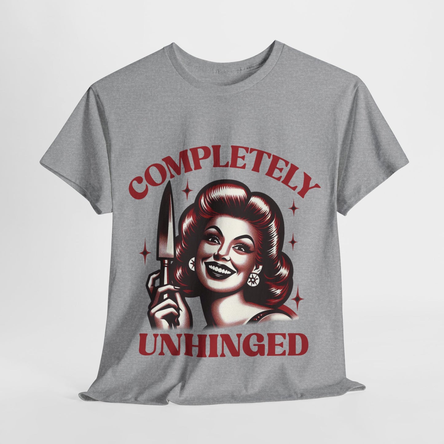 Completely Unhinged Unisex Heavy Cotton Tee