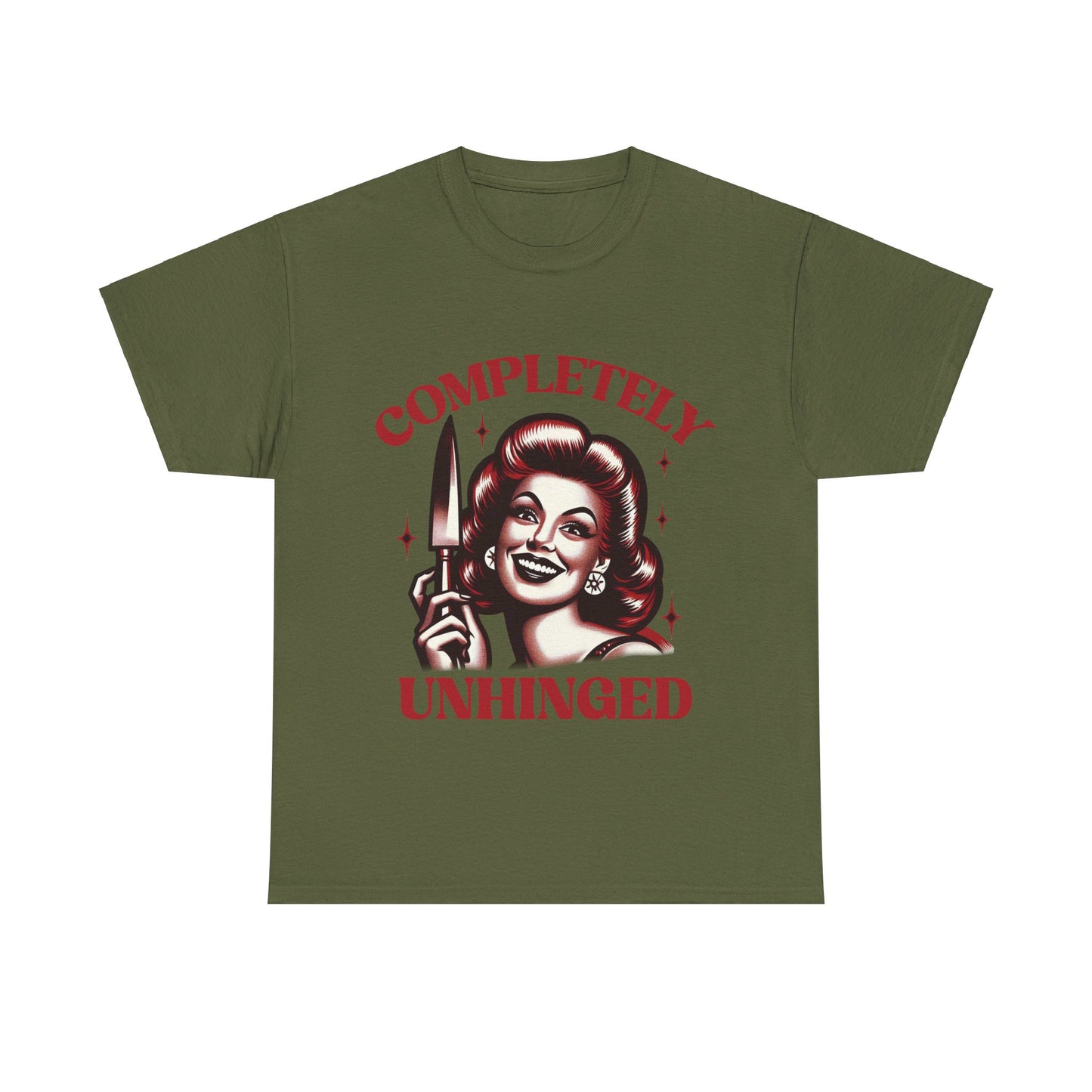 Completely Unhinged Unisex Heavy Cotton Tee