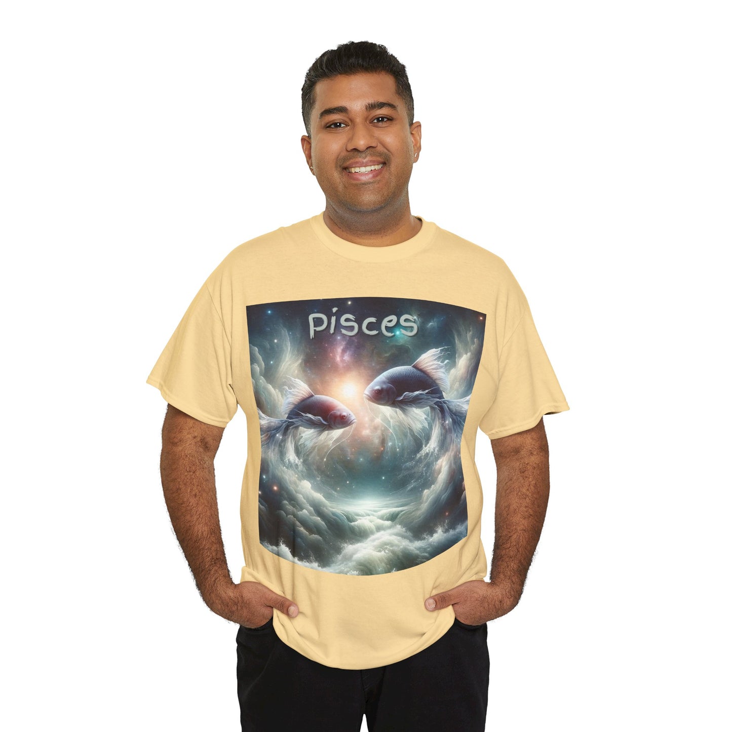 Pisces Unisex Heavy Cotton Tee