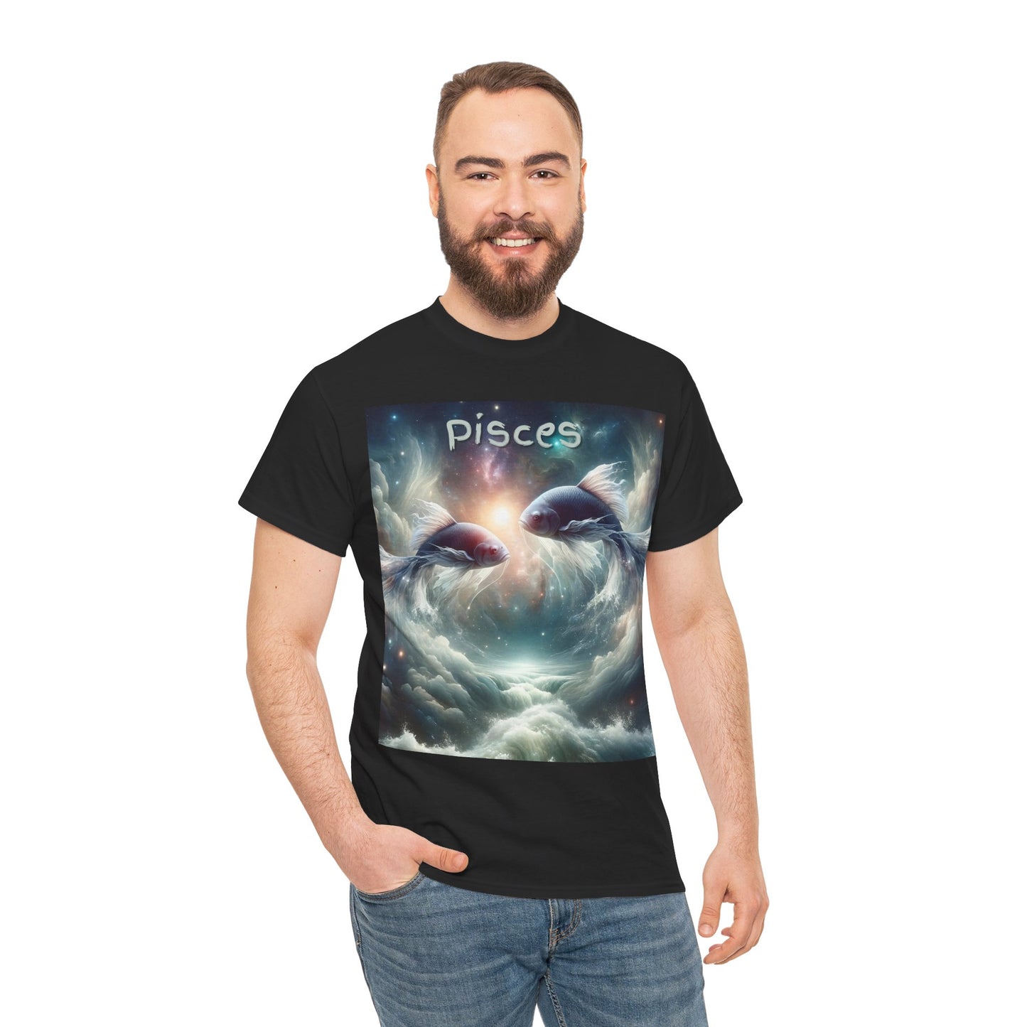 Pisces Unisex Heavy Cotton Tee