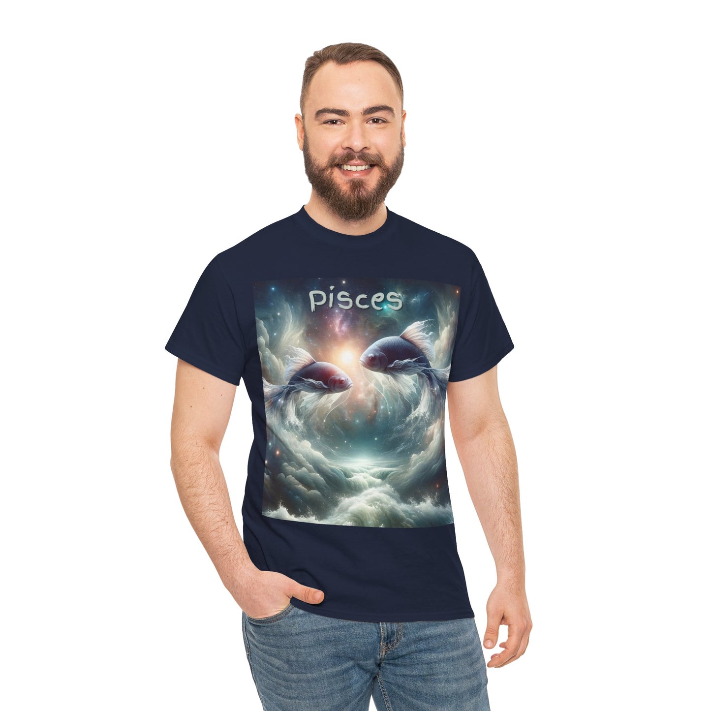 Pisces Unisex Heavy Cotton Tee