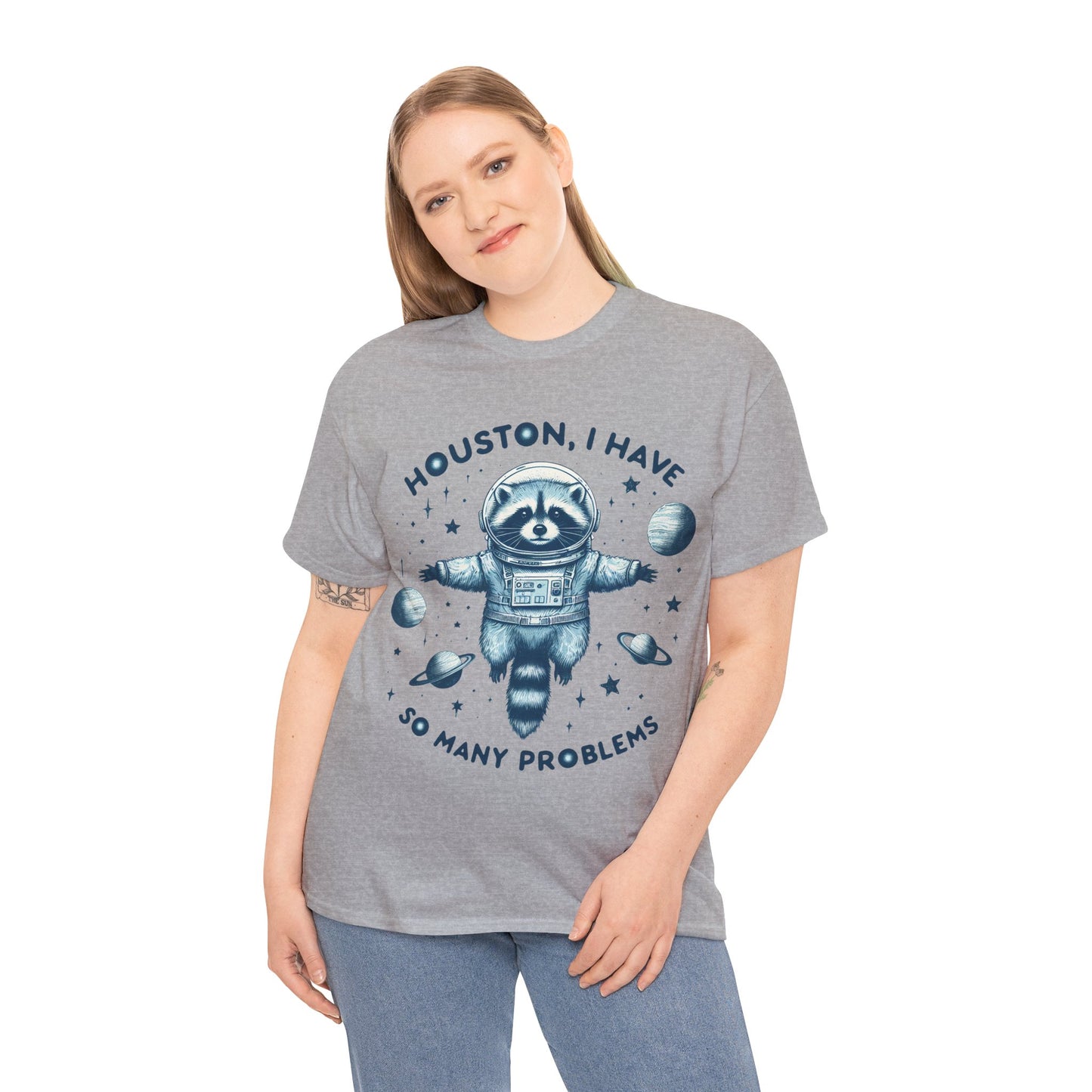 Houston I Have So Many Problems Unisex Heavy Cotton Tee