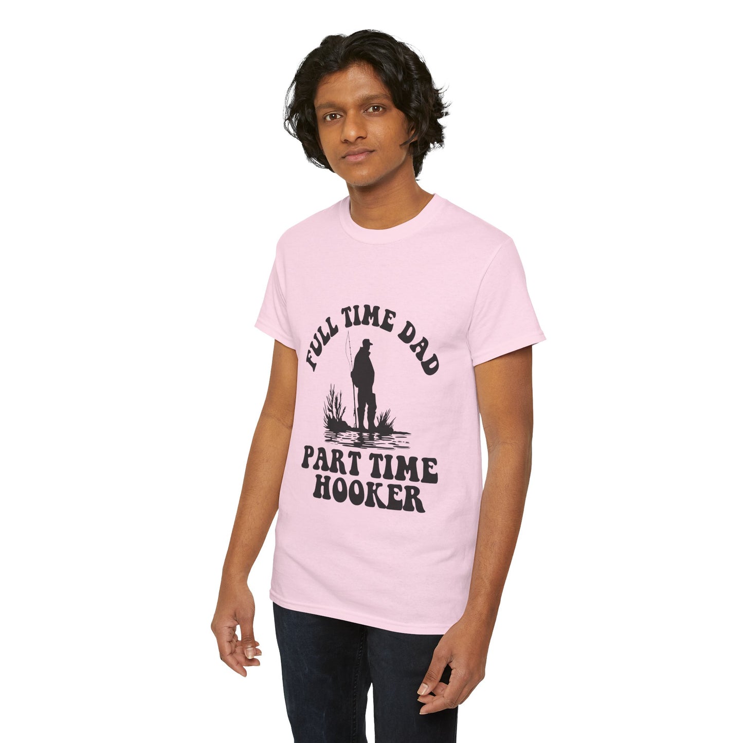 Full Time Dad Unisex Heavy Cotton Tee