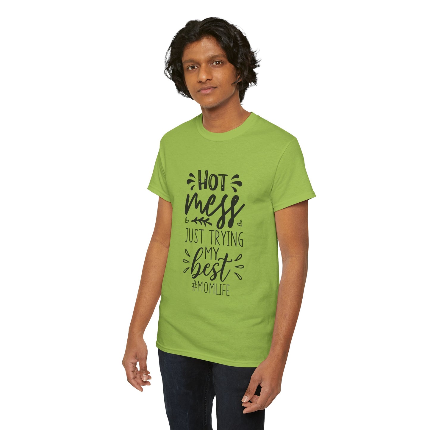 #Mom Life Unisex Heavy Cotton Tee