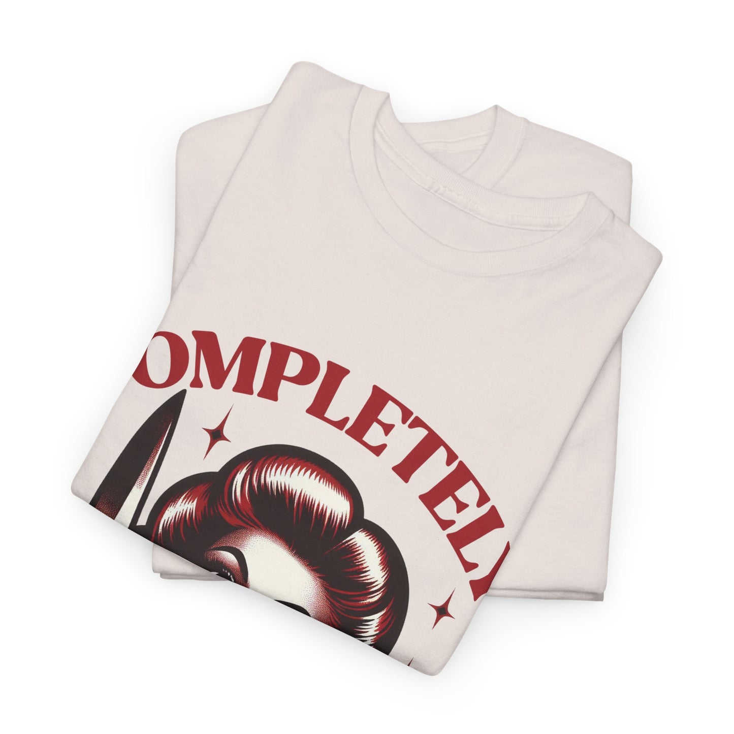 Completely Unhinged Unisex Heavy Cotton Tee