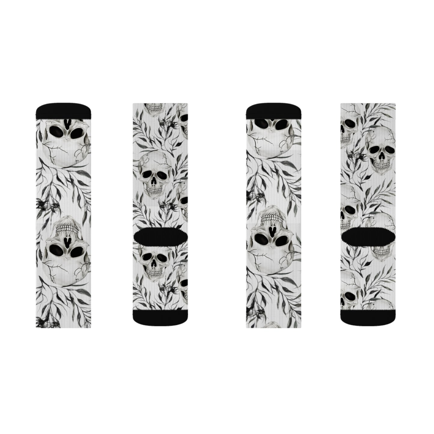 Skull Halloween Sublimation Socks