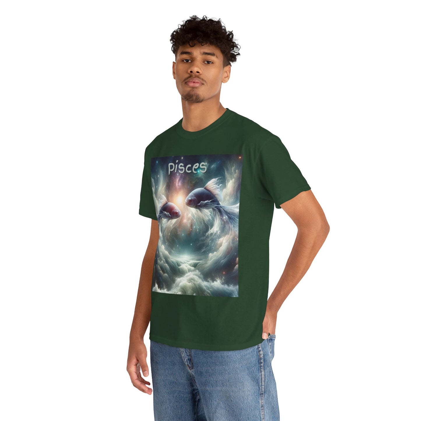 Pisces Unisex Heavy Cotton Tee