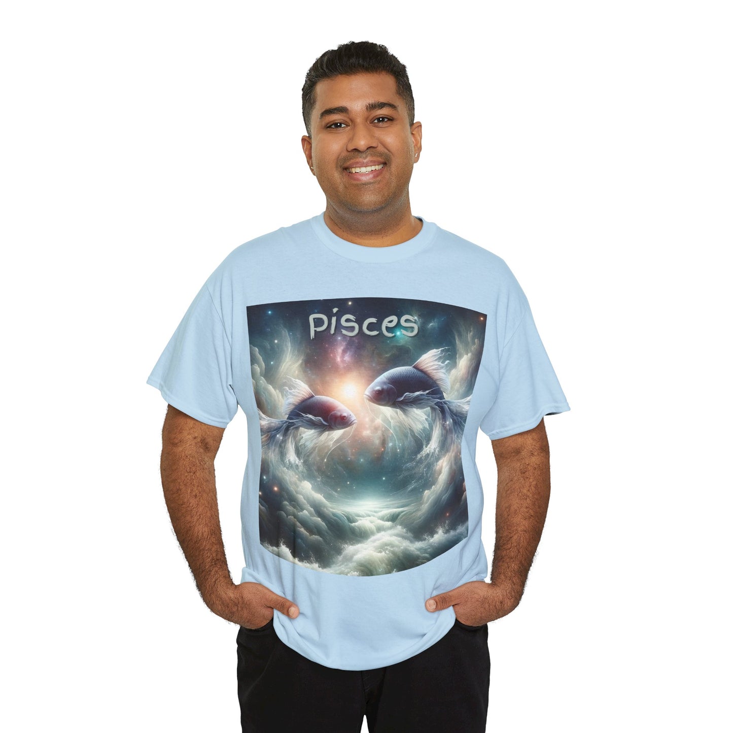 Pisces Unisex Heavy Cotton Tee