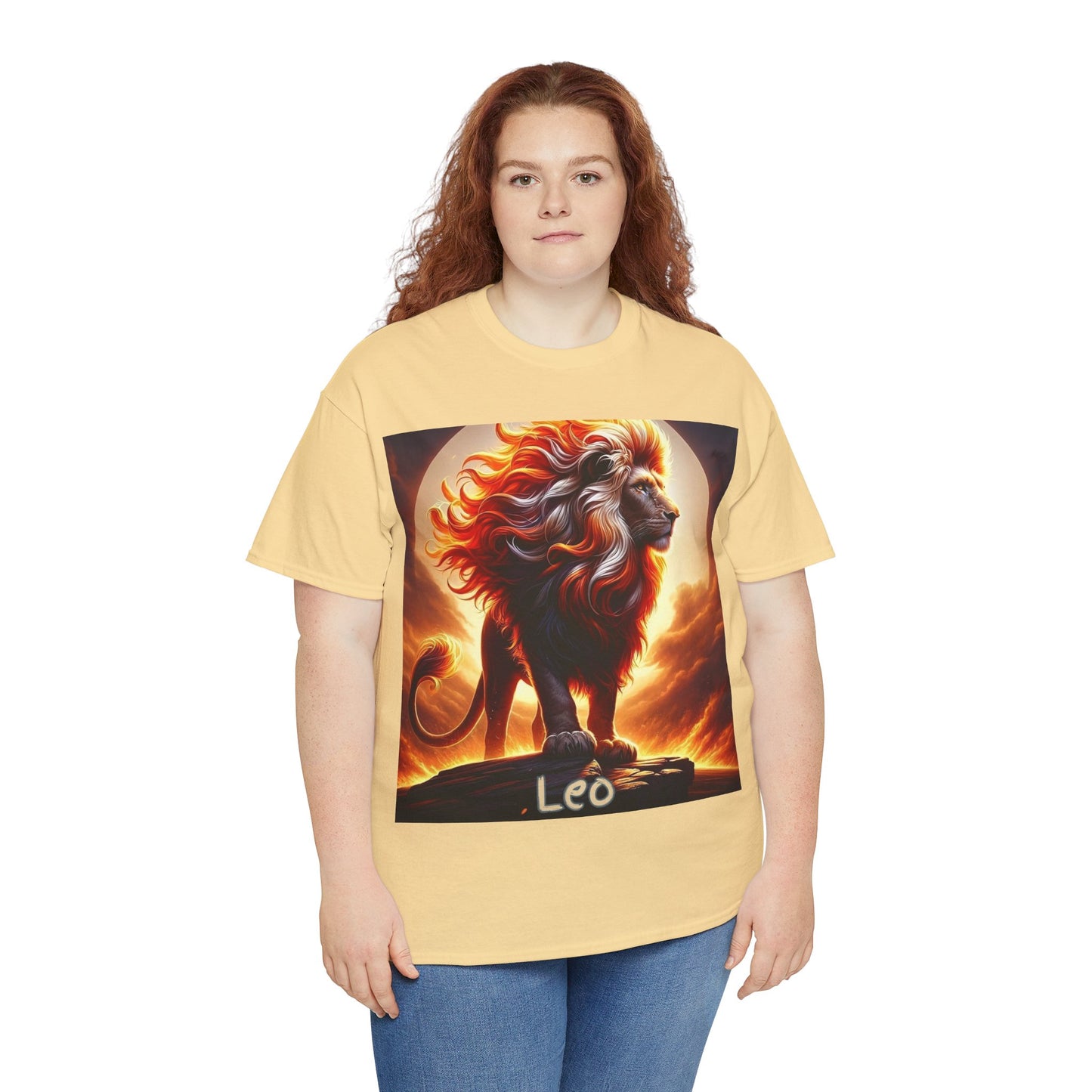 Leo Unisex Heavy Cotton Tee