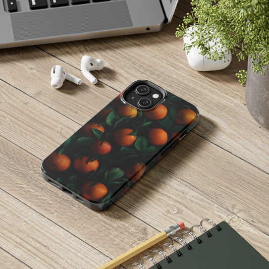 Orange Vine Tough Phone Cases