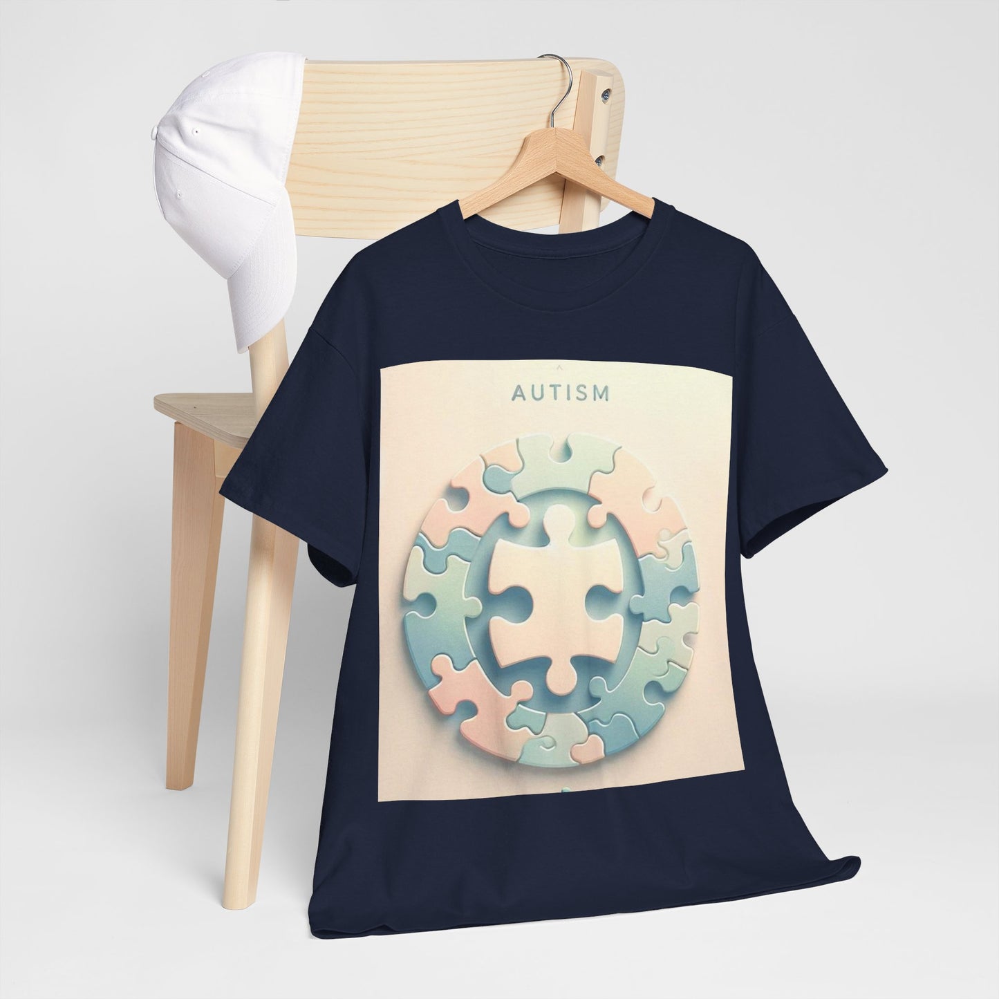 Autism Circle Unisex Heavy Cotton Tee