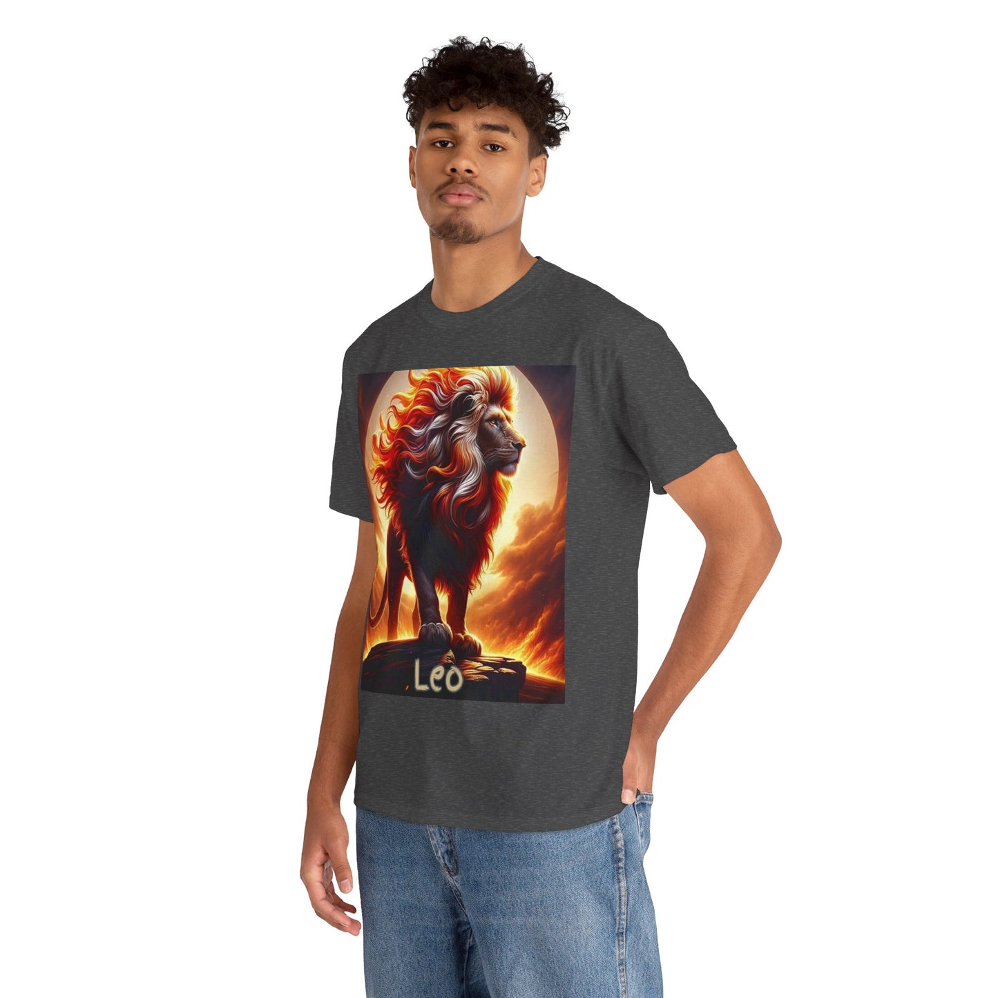 Leo Unisex Heavy Cotton Tee