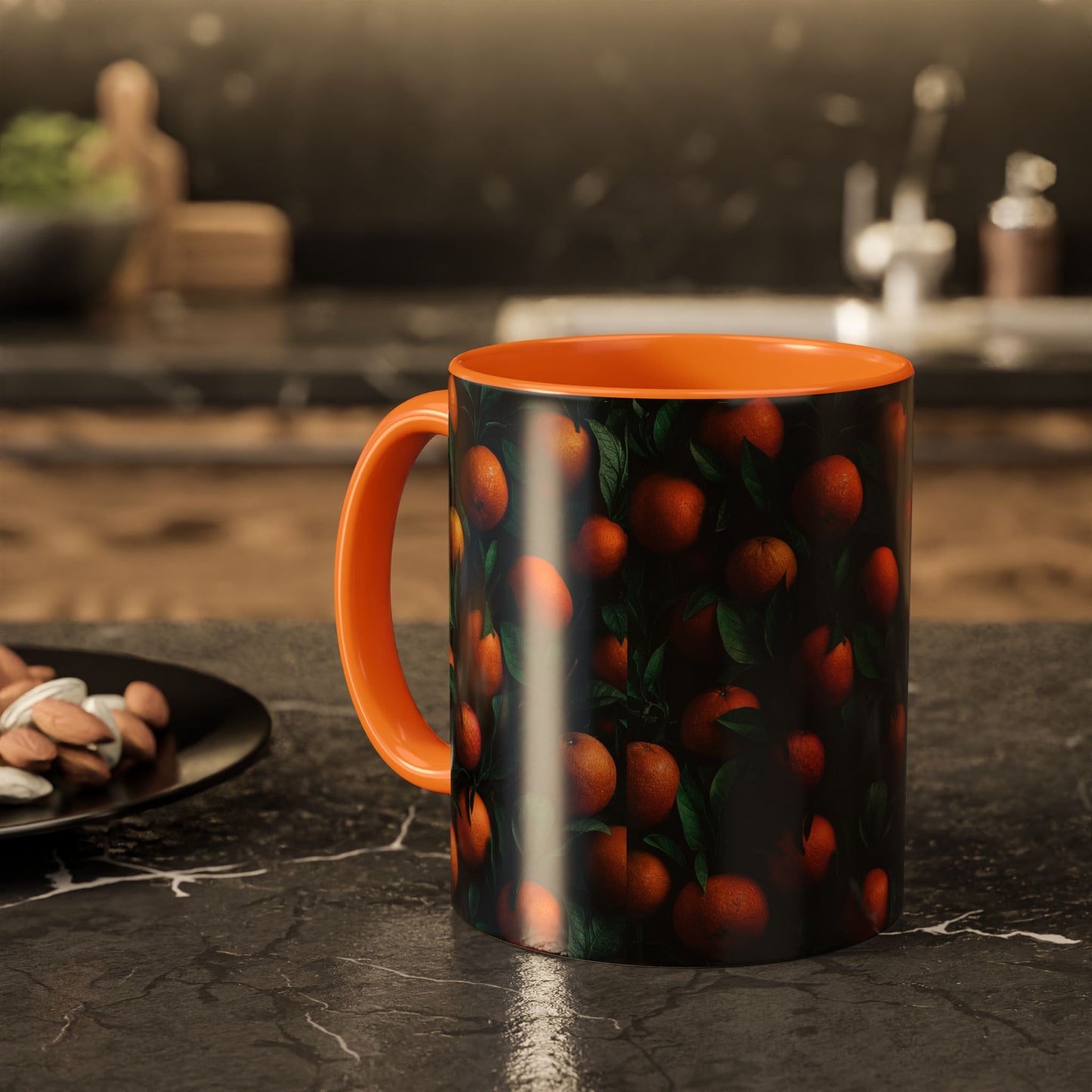 Orange Vine Colorful Mugs (11oz, 15oz)
