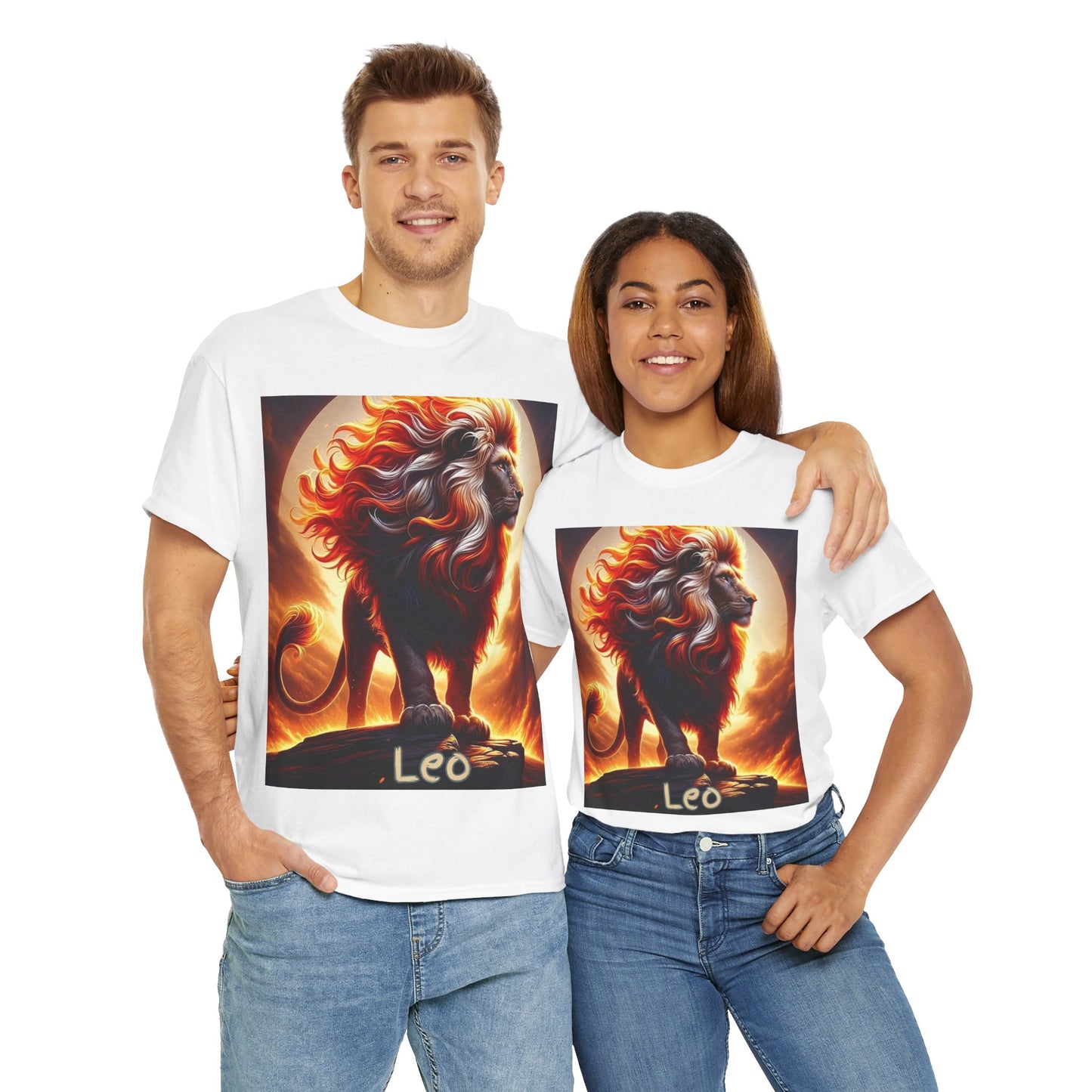 Leo Unisex Heavy Cotton Tee