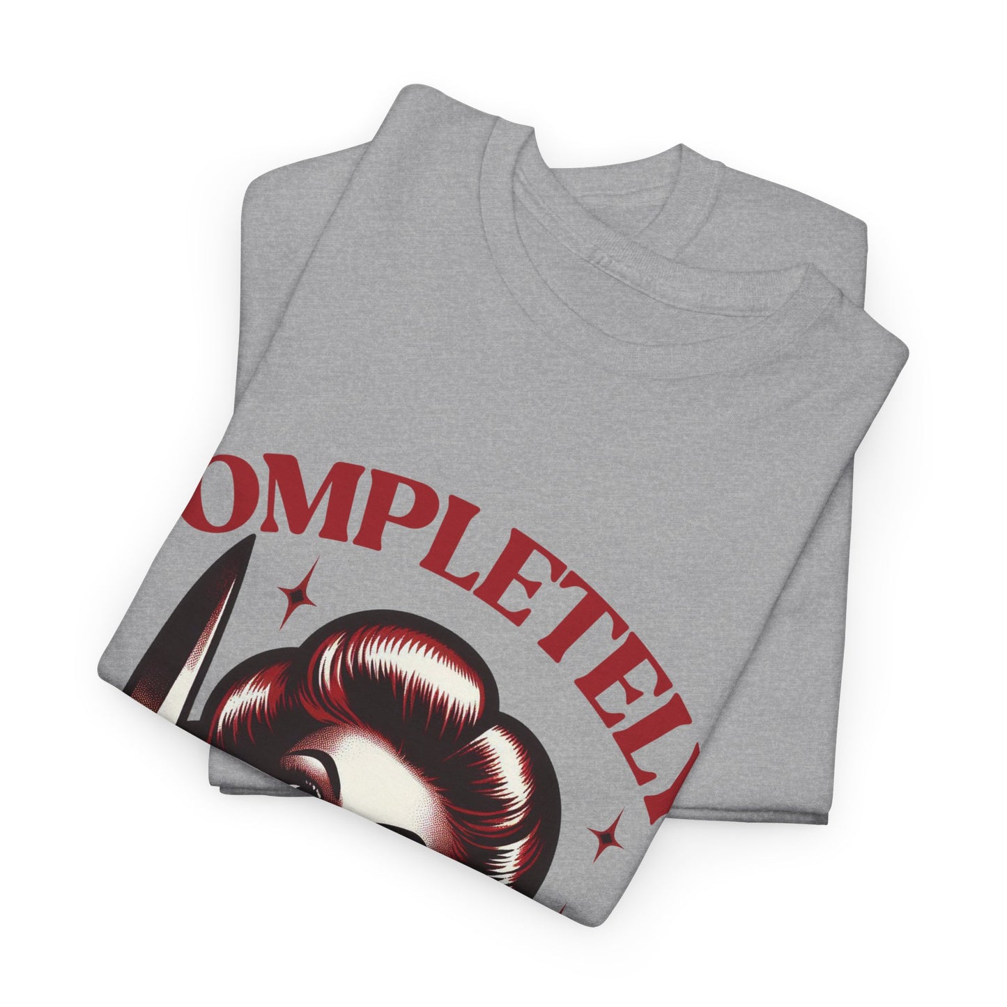 Completely Unhinged Unisex Heavy Cotton Tee