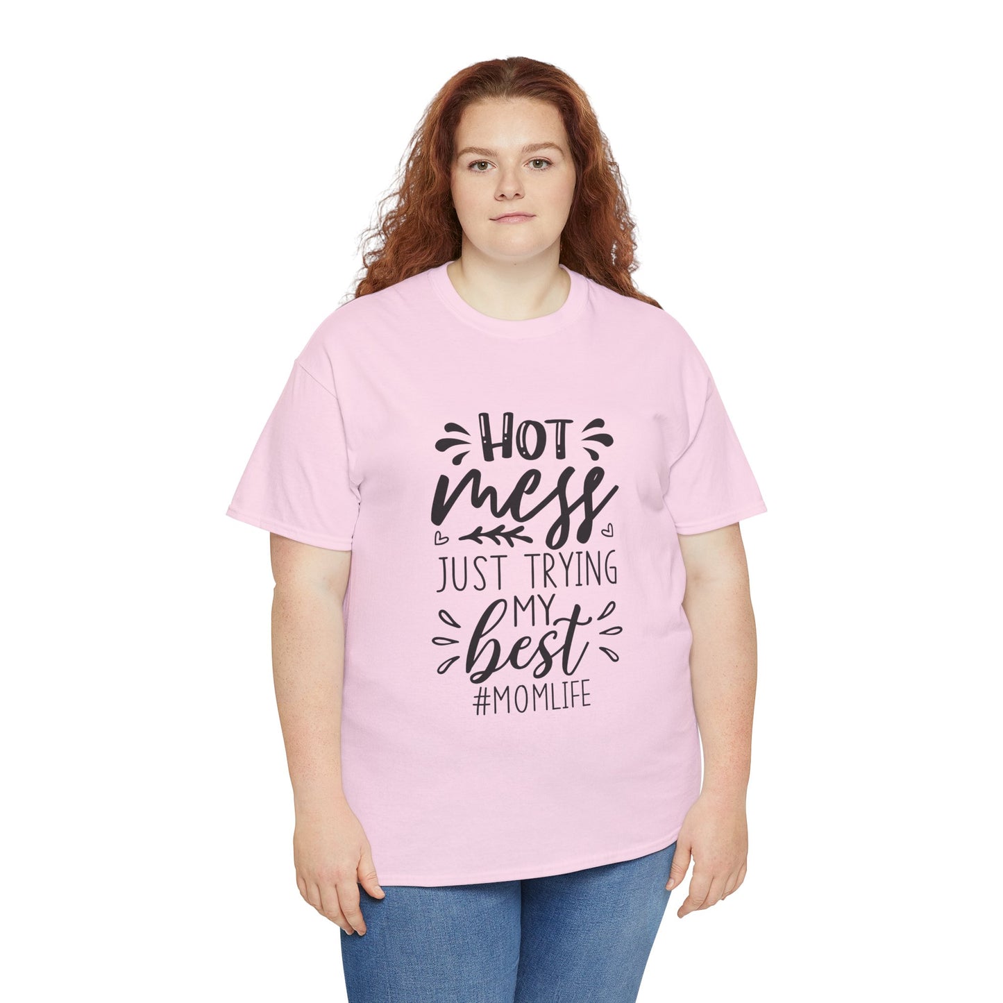 #Mom Life Unisex Heavy Cotton Tee