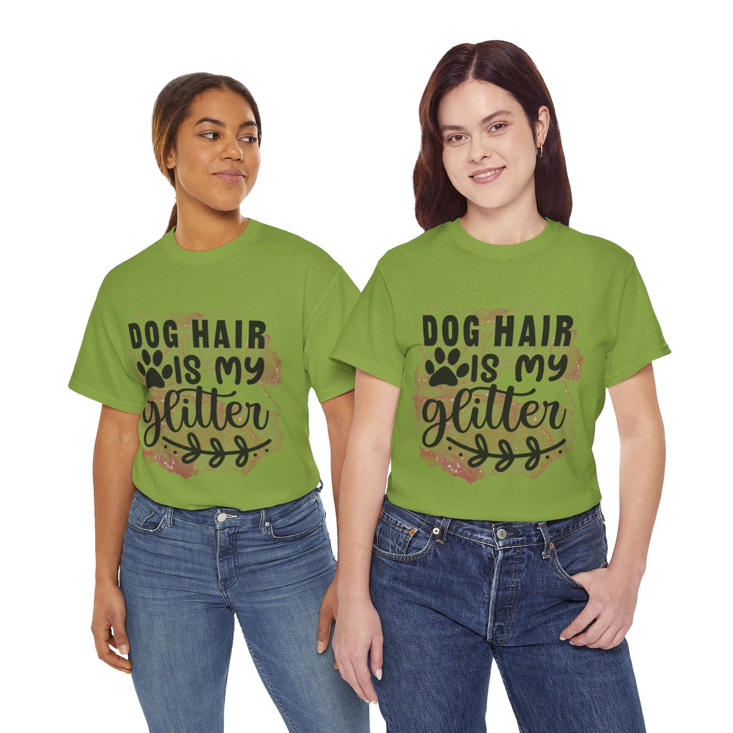 Dog Hair Is My Glitter Unisex Heavy Cotton Tee