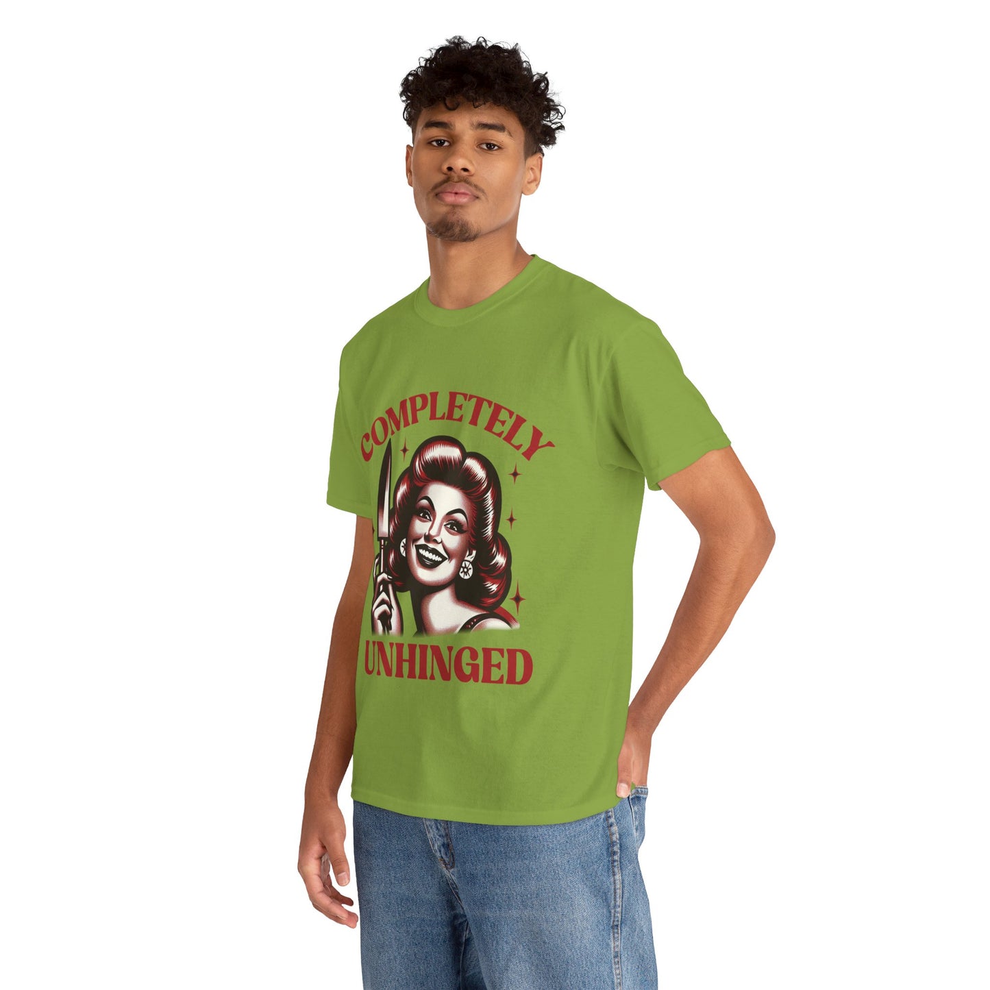 Completely Unhinged Unisex Heavy Cotton Tee