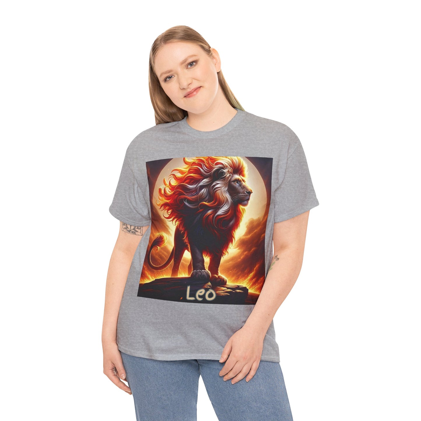 Leo Unisex Heavy Cotton Tee